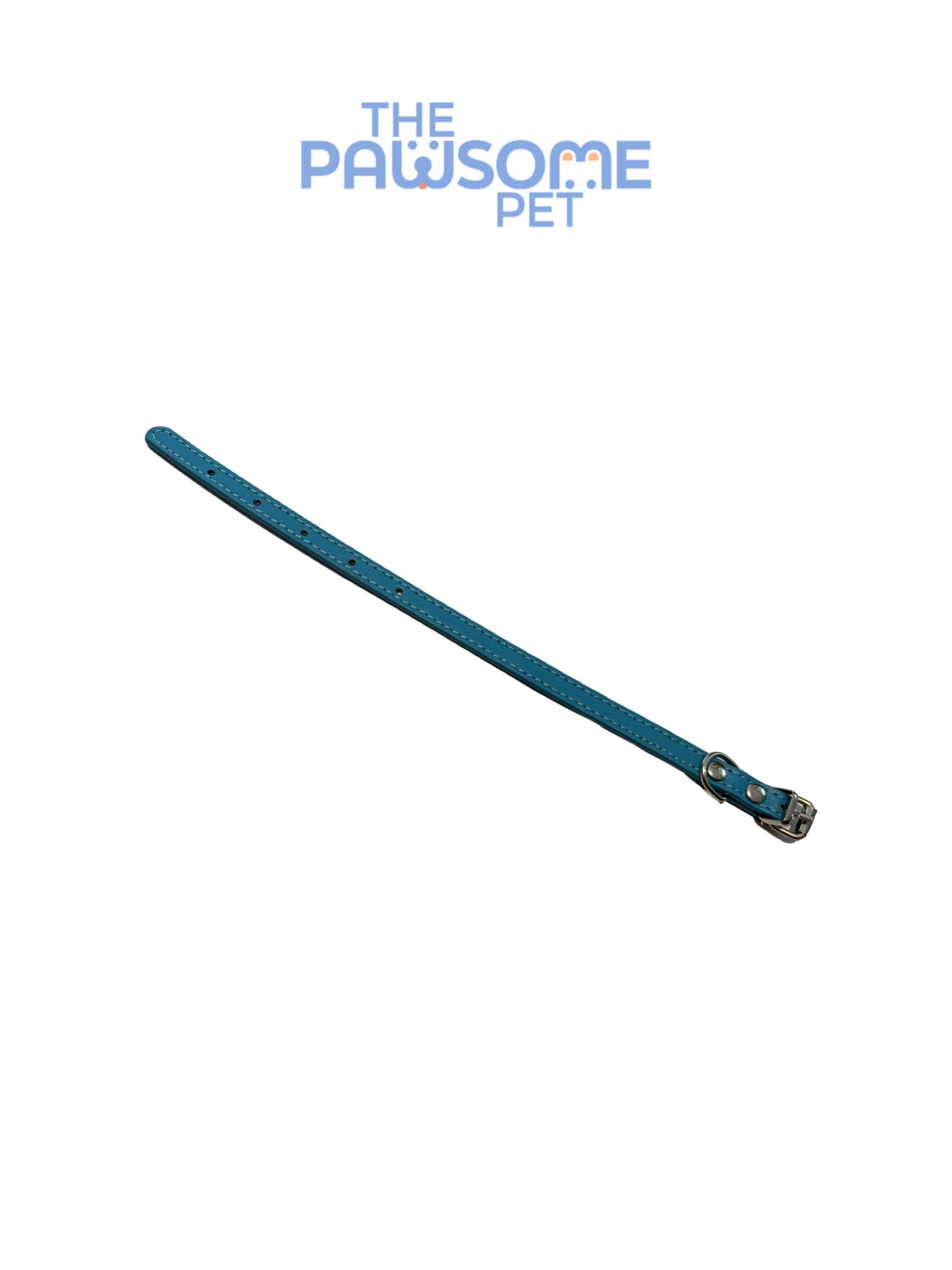 PU collar sky blue