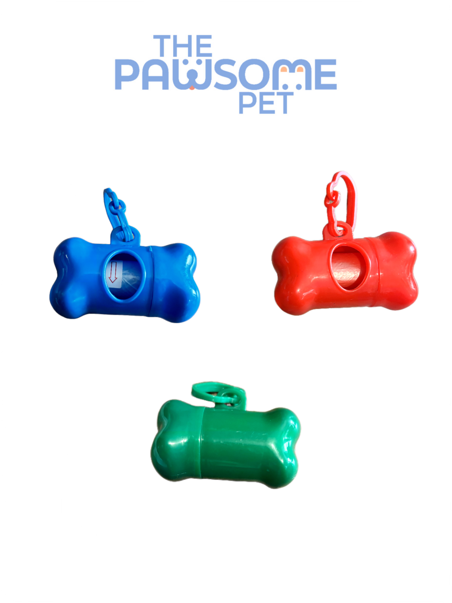 bone poop bag container
