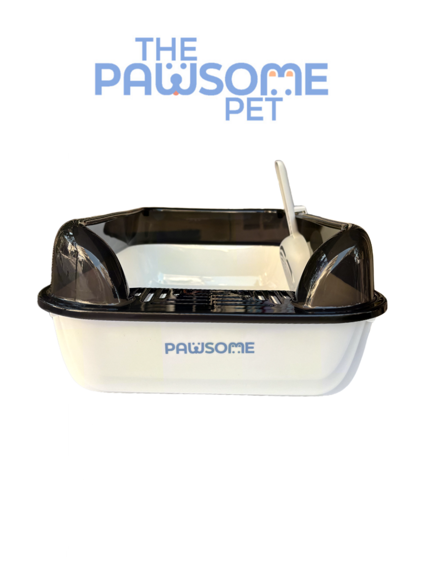 cat litter box white