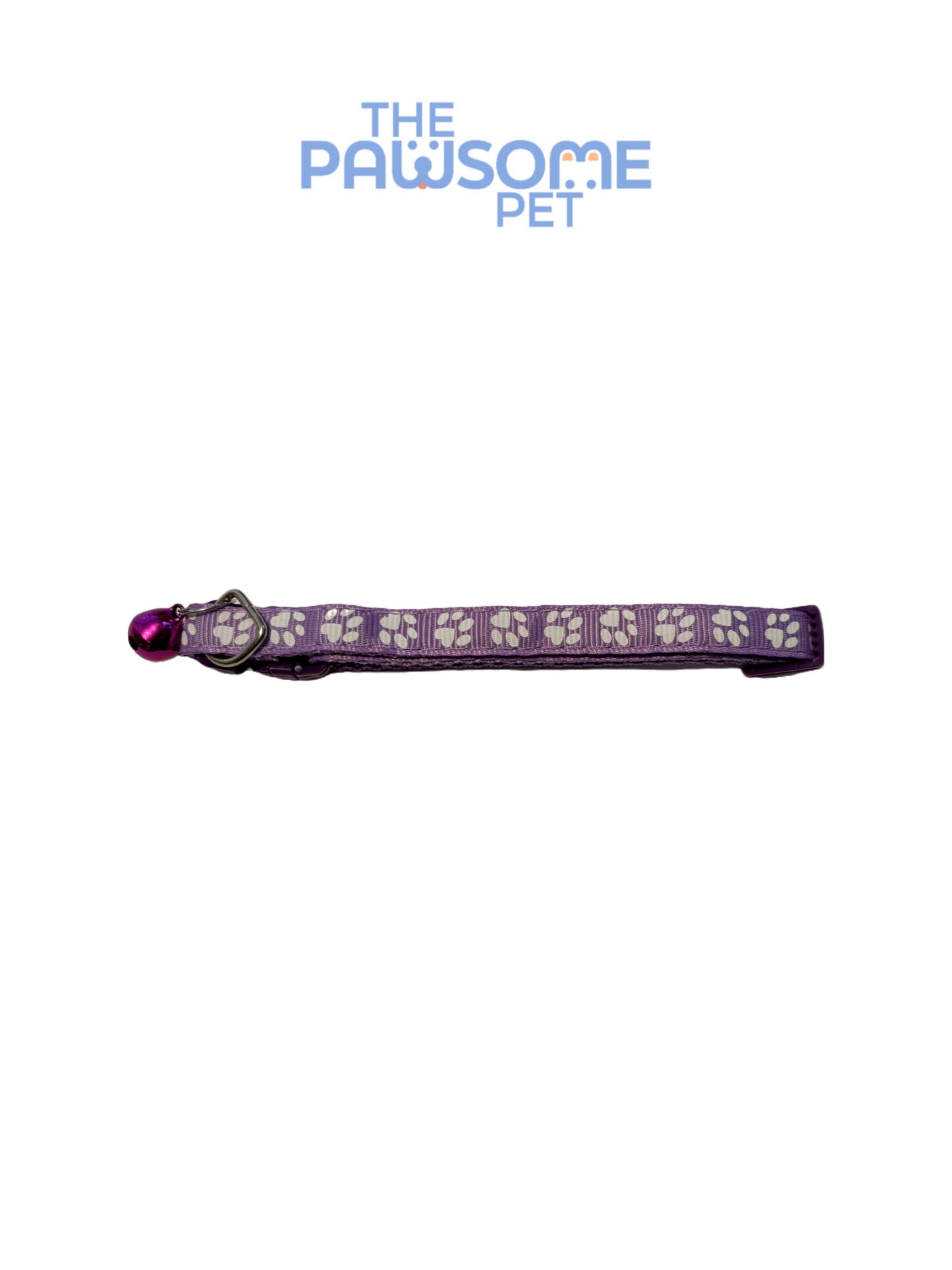 cat paw collar purple