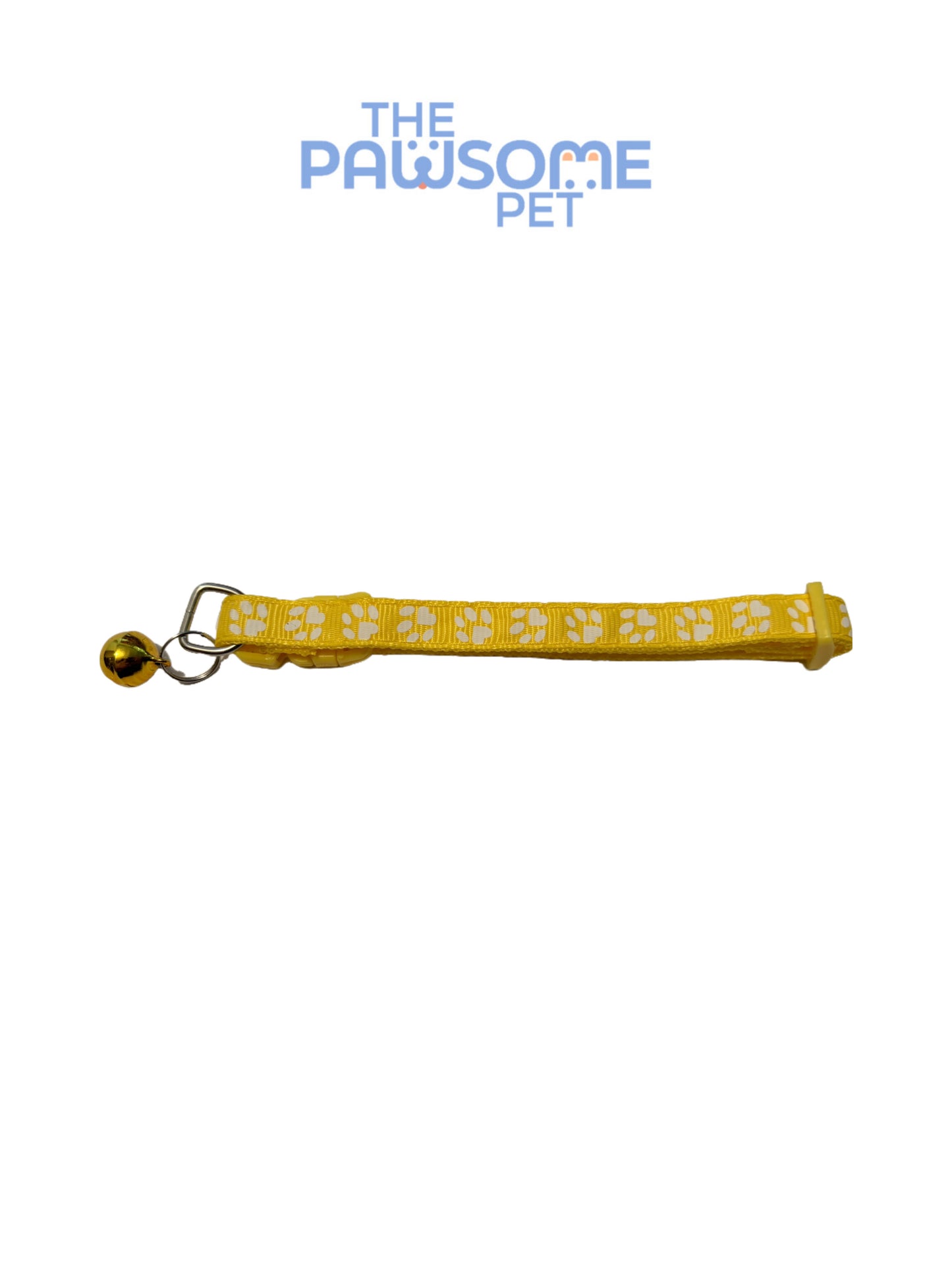 cat paw collar yellow