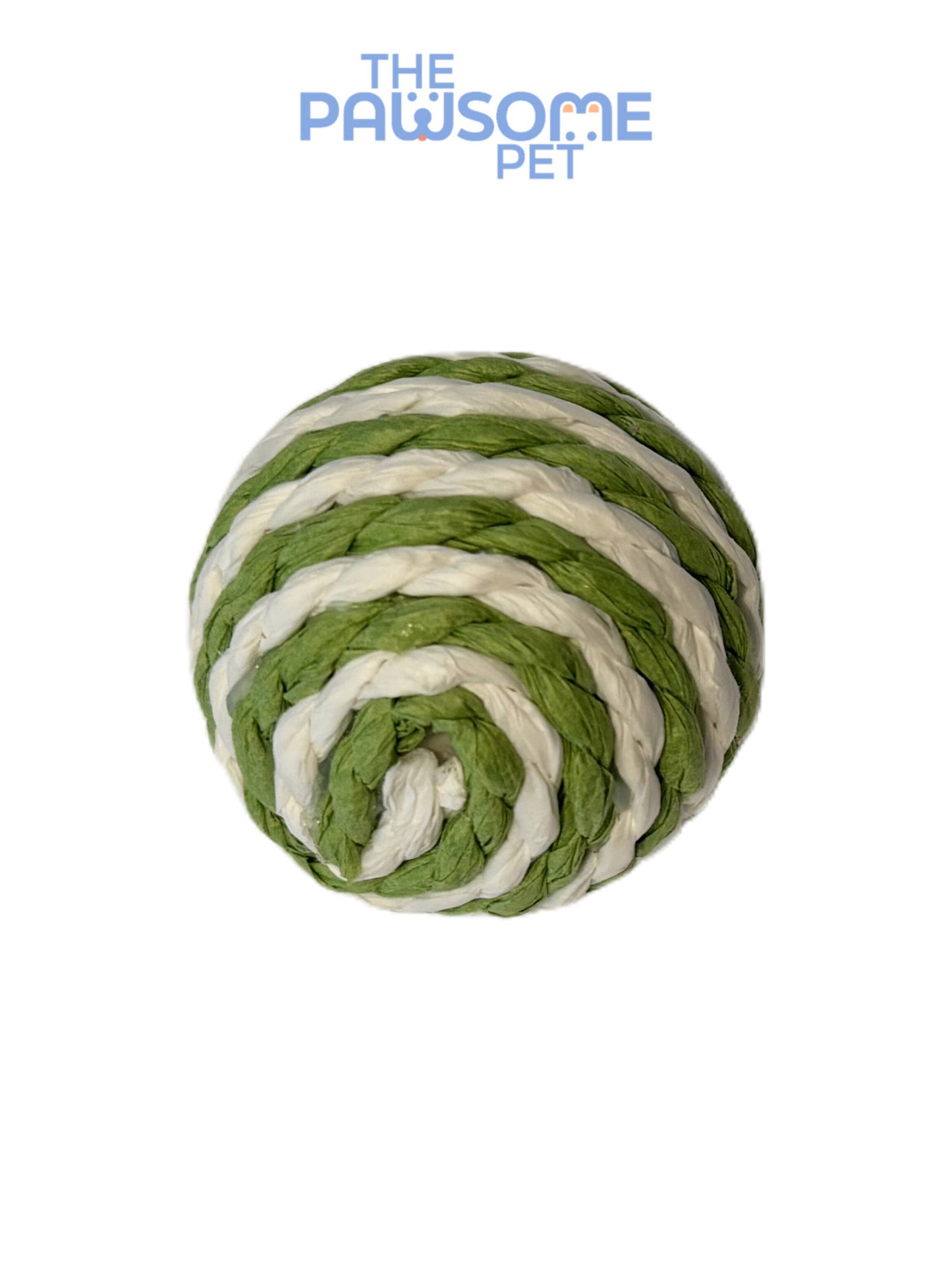 cat sisal ball green