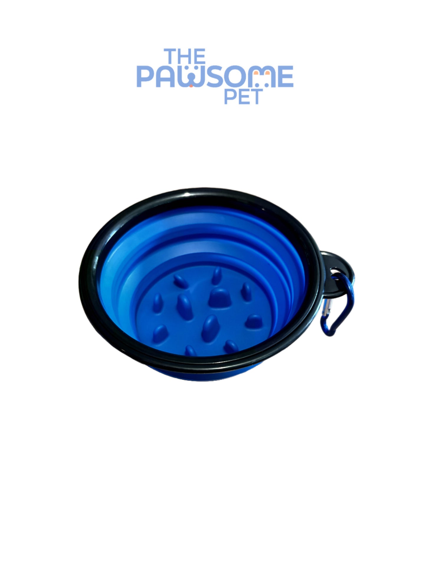 collapsible bowl blue