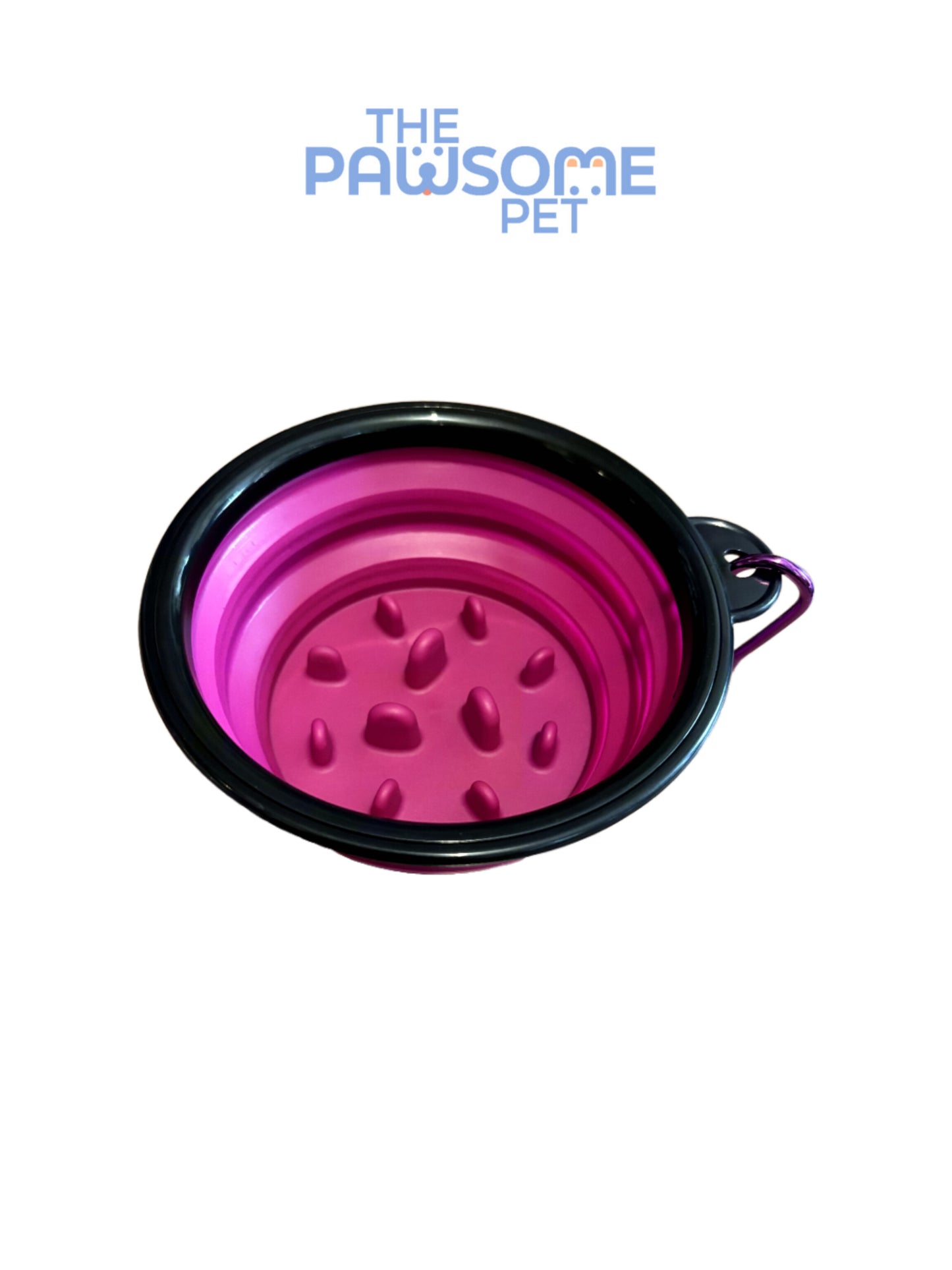 collapsible bowl pink