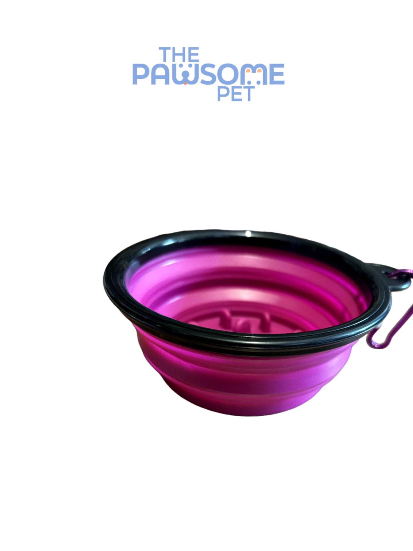 collapsible bowl pink
