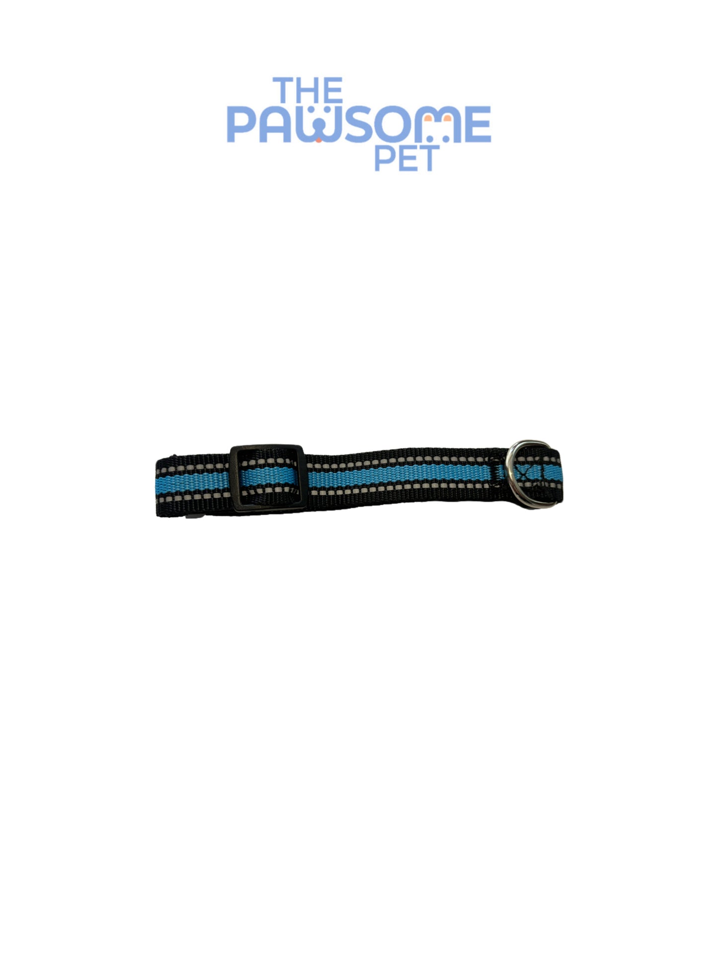 dog reflective collar blue