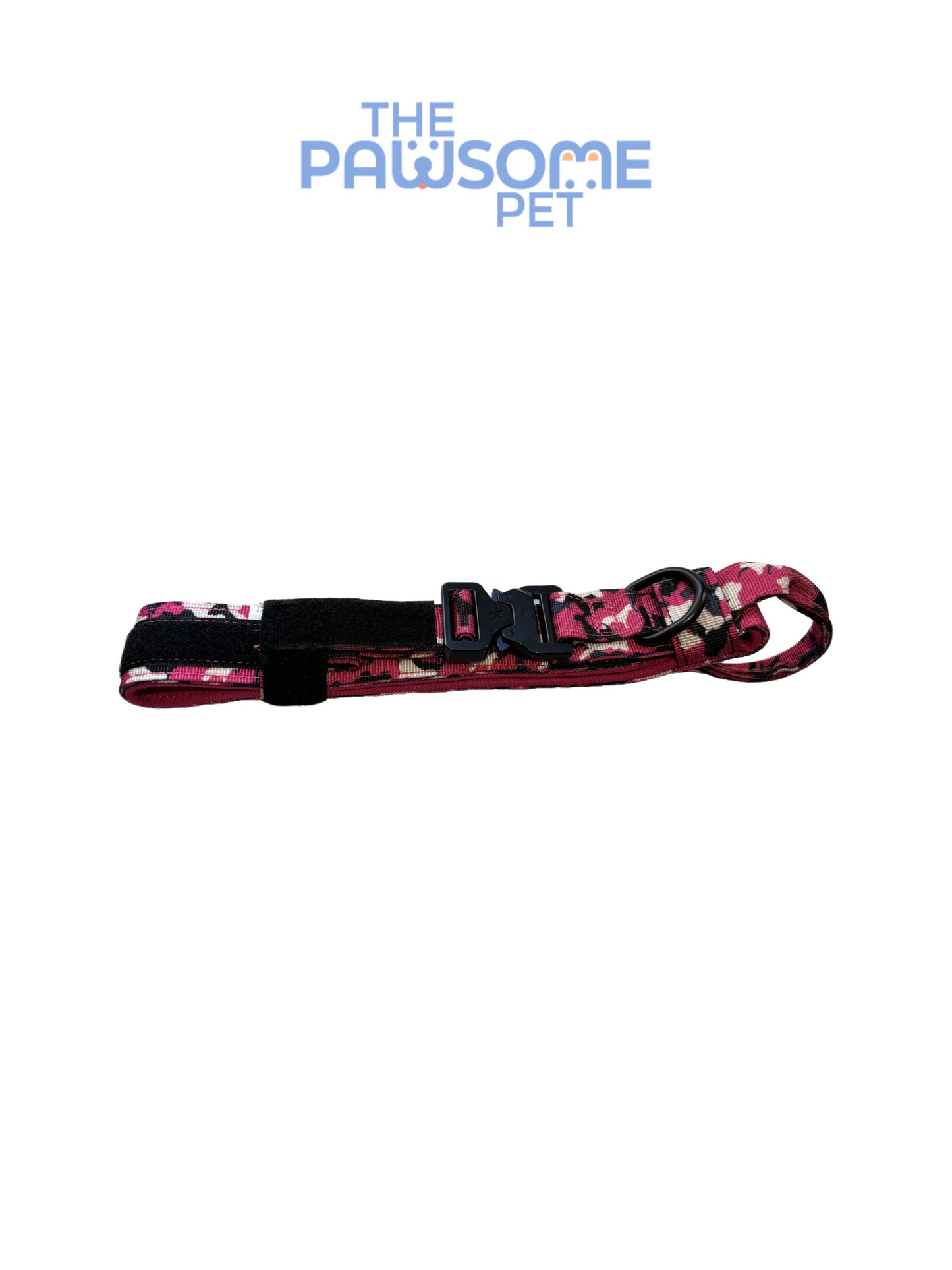 dog tactical collar pink
