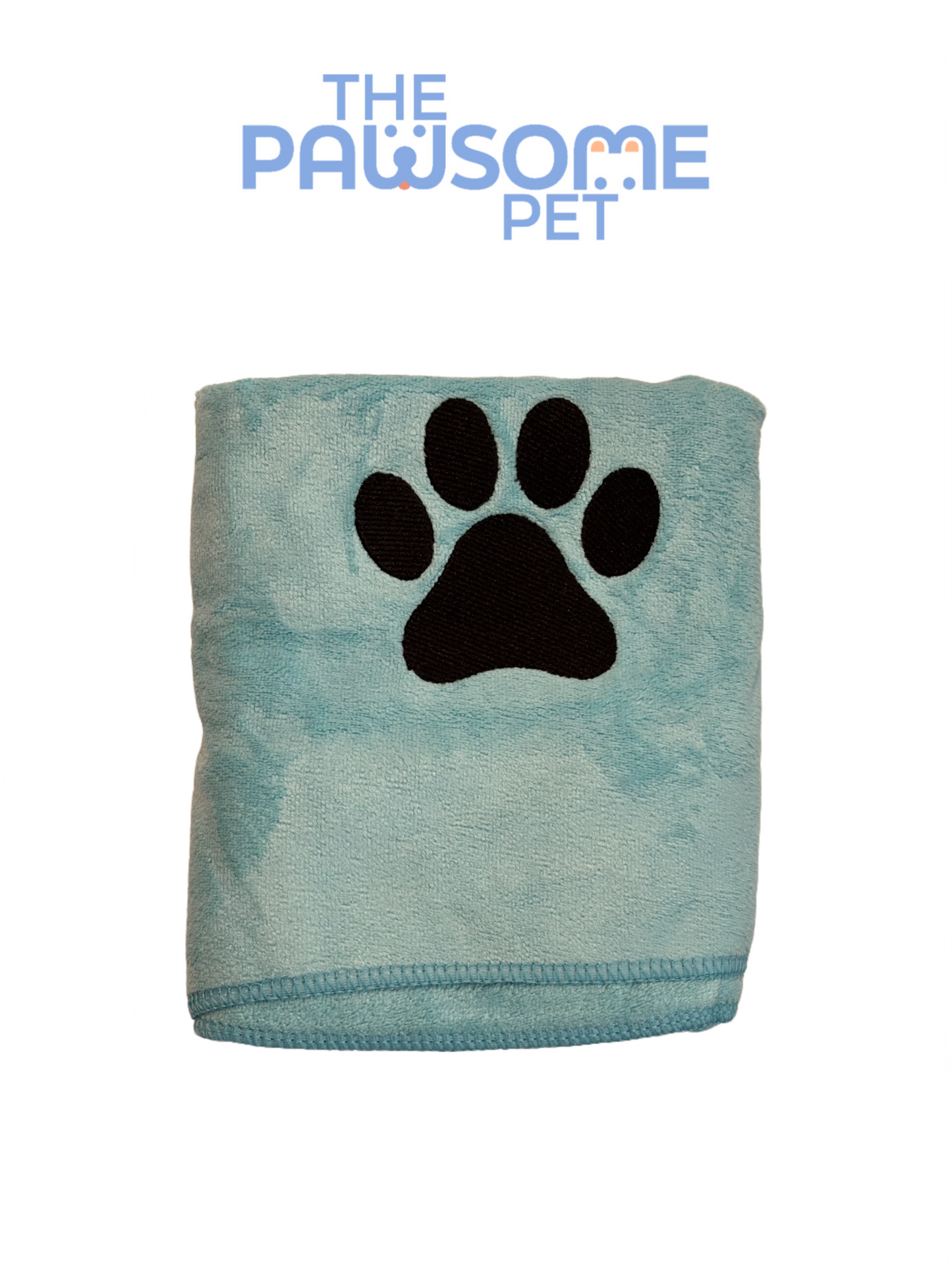 Pawsome's Pet Towel paw-bone imprint
