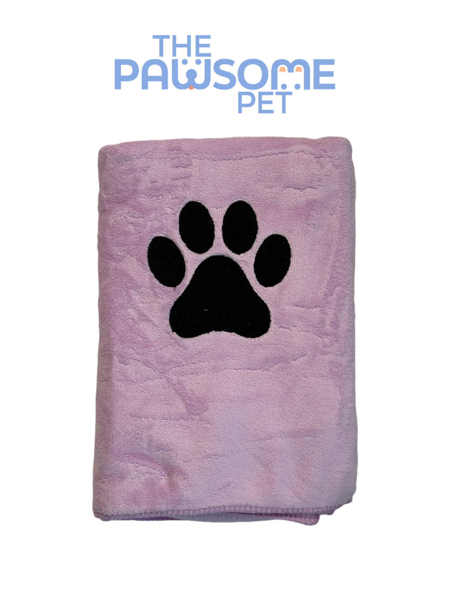 Pawsome's Pet Towel paw-bone imprint