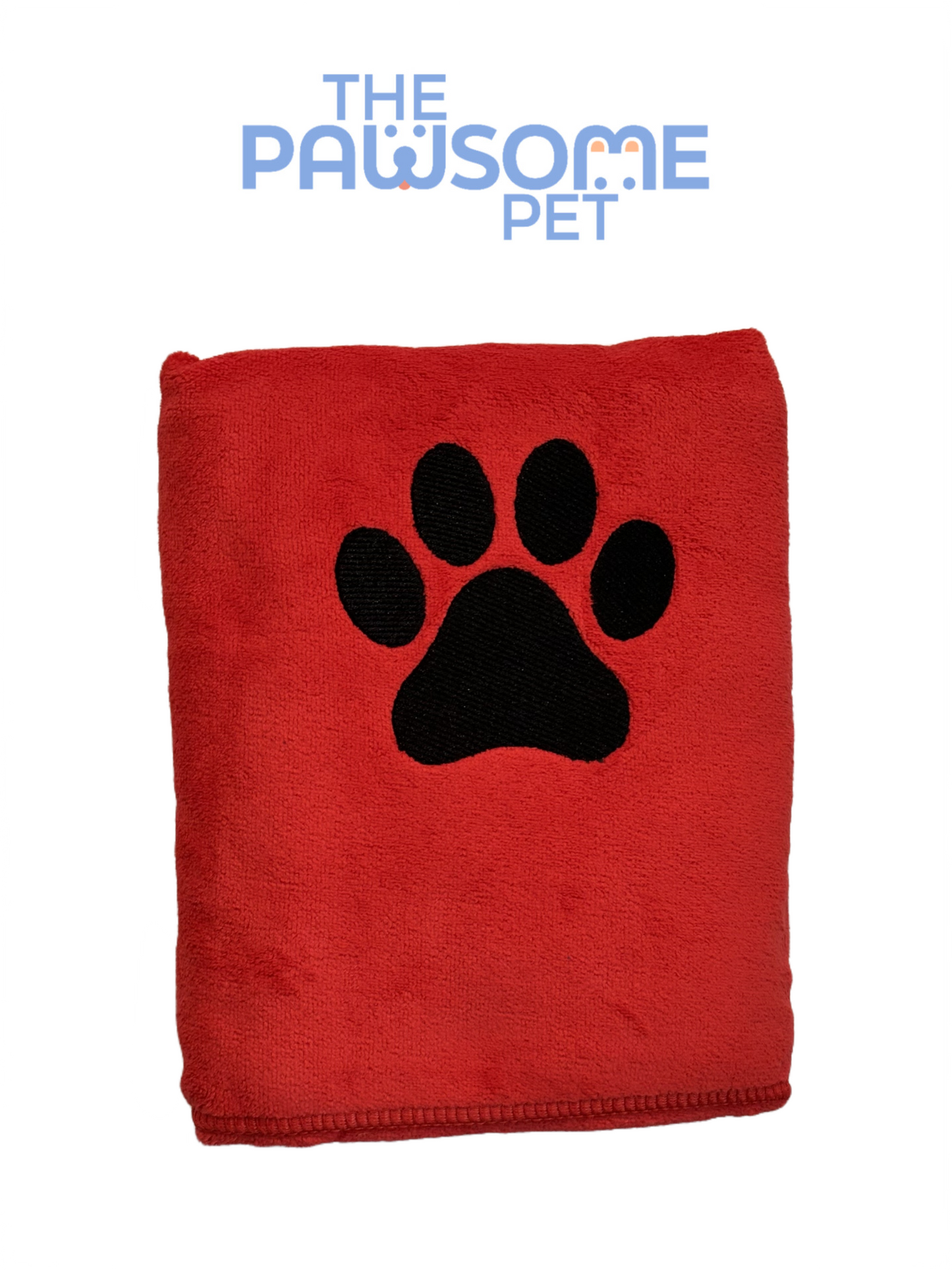 Pawsome's Pet Towel paw-bone imprint