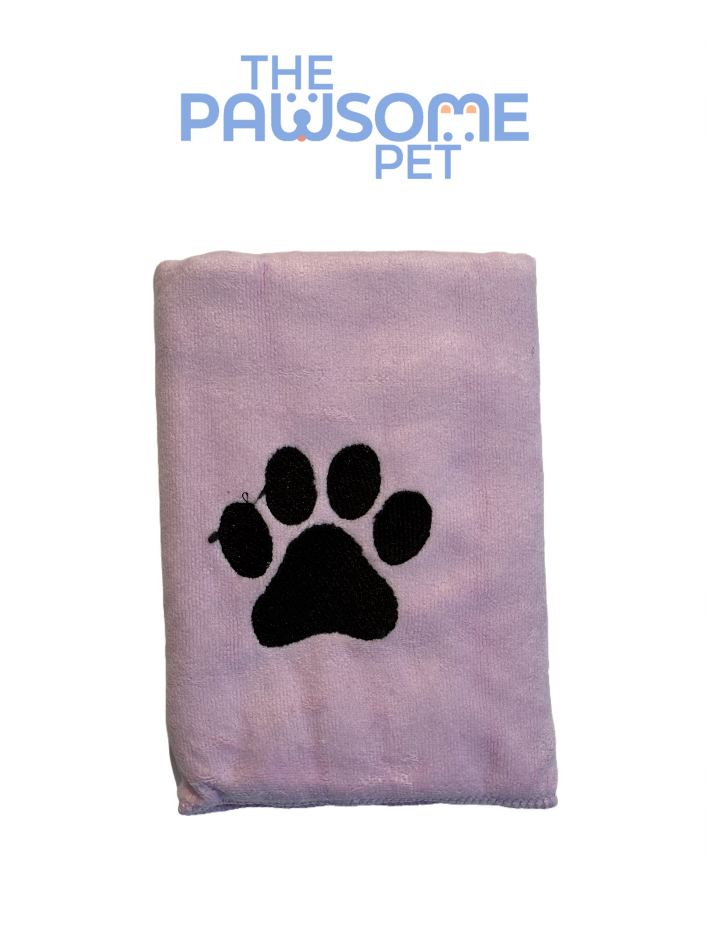 Pawsome's Pet Towel paw-bone imprint