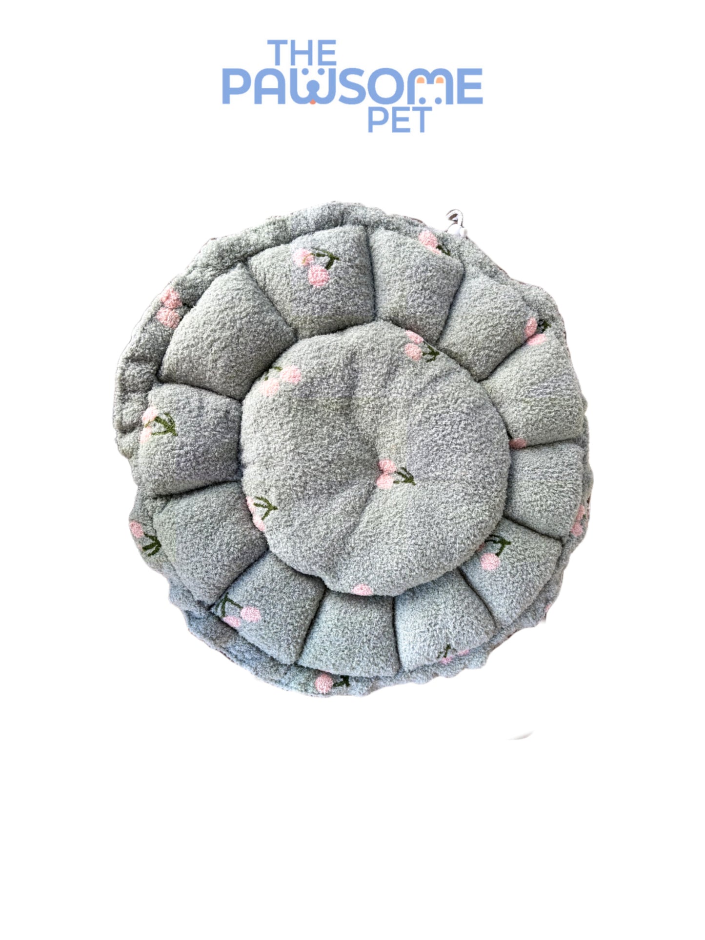 petal shape bed gray 1