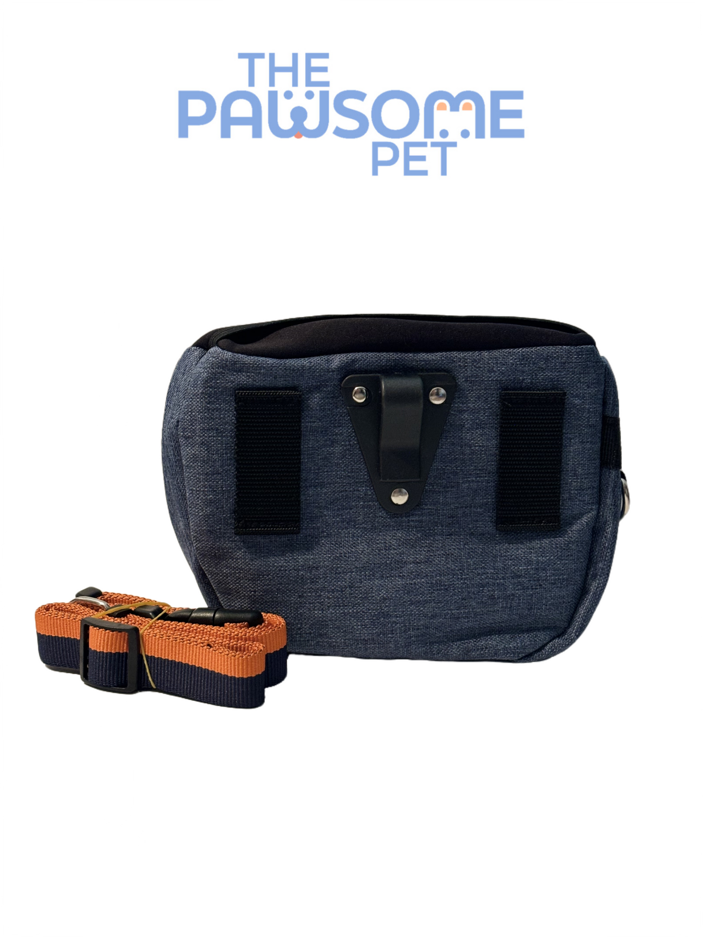pet treat pouch bag blue