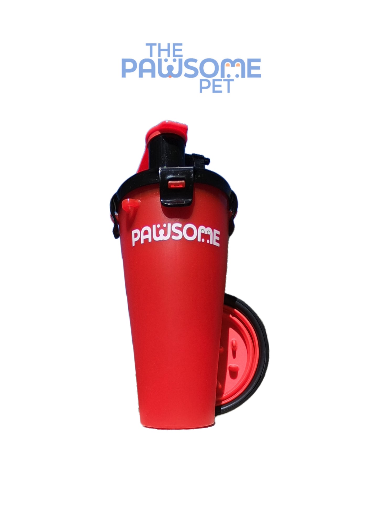 plastic bottle red