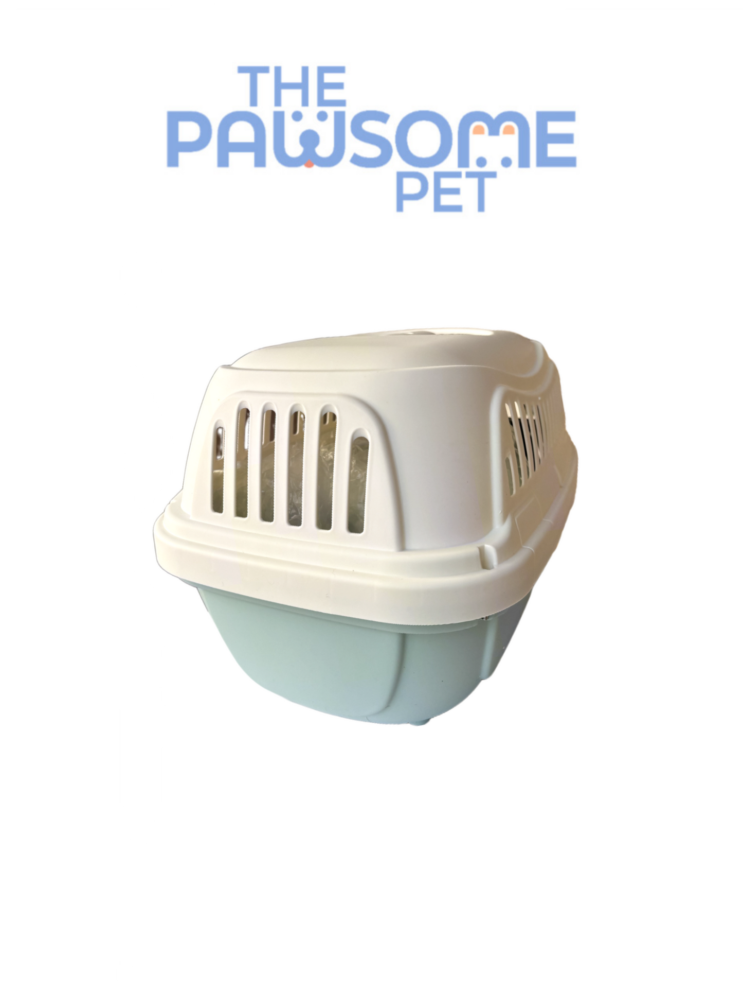 plastic pet carrier green