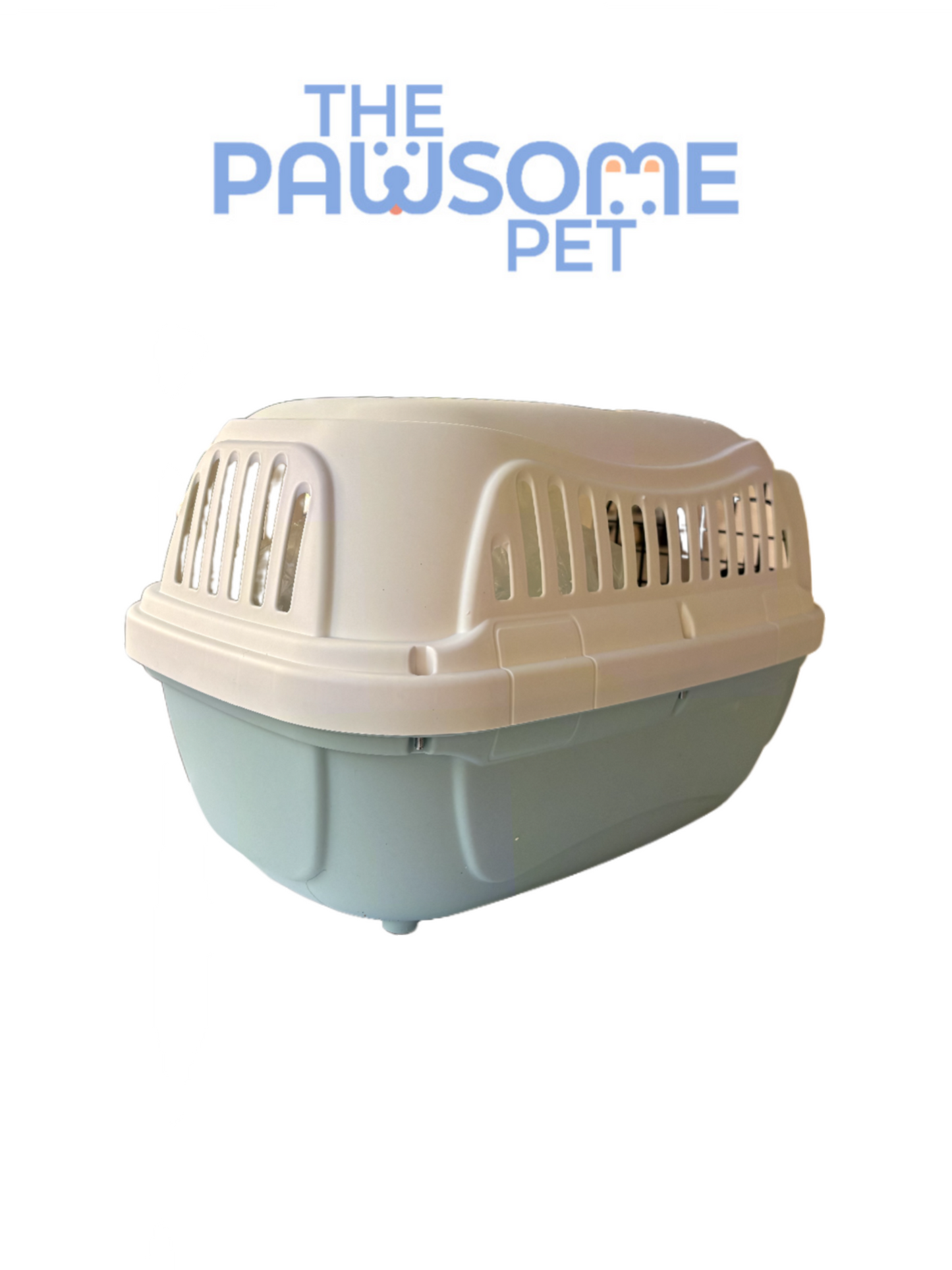 plastic pet carrier green