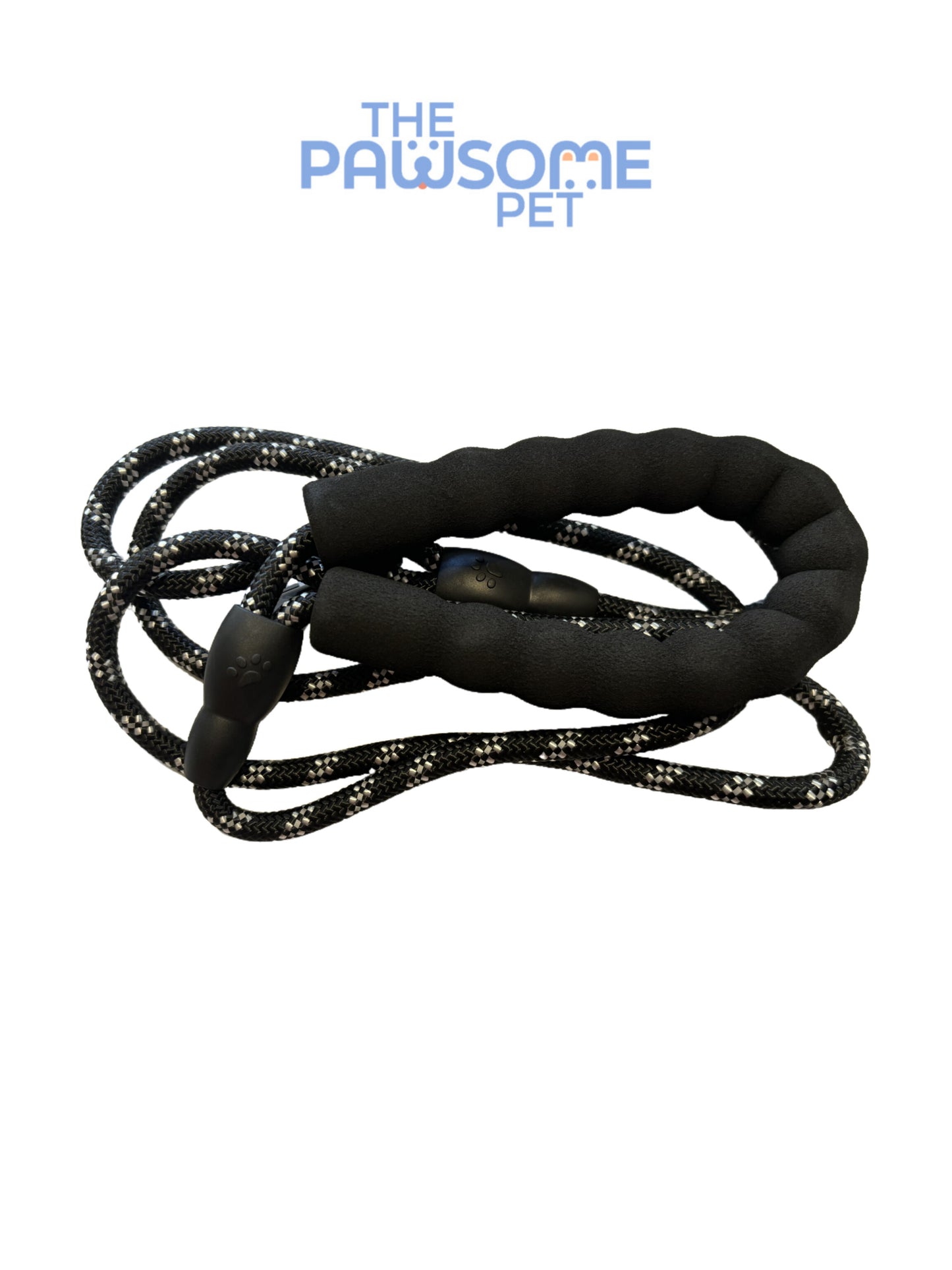 Reflective climbing rope leash black