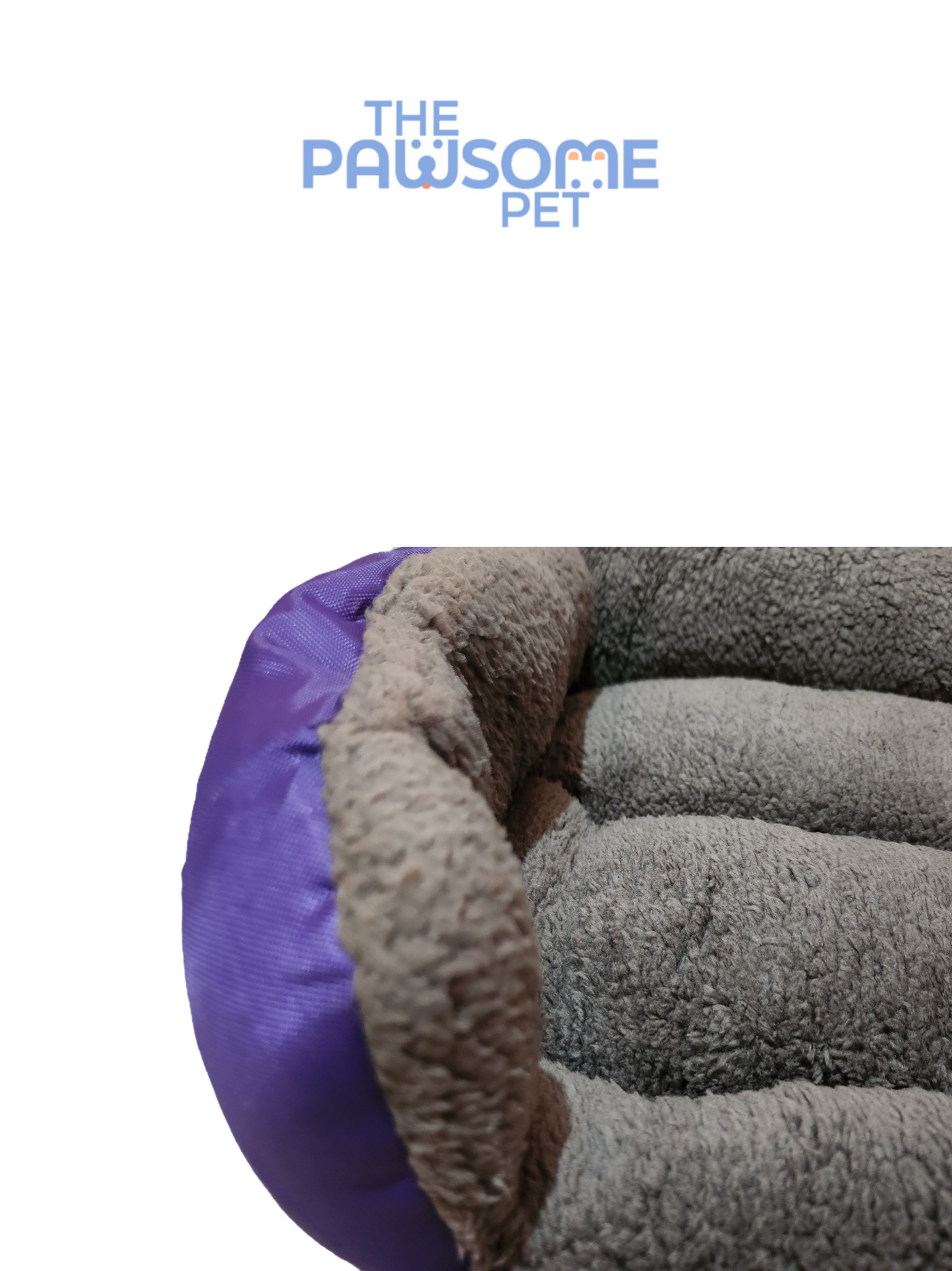Pawsome's pet rectangular plush with paw