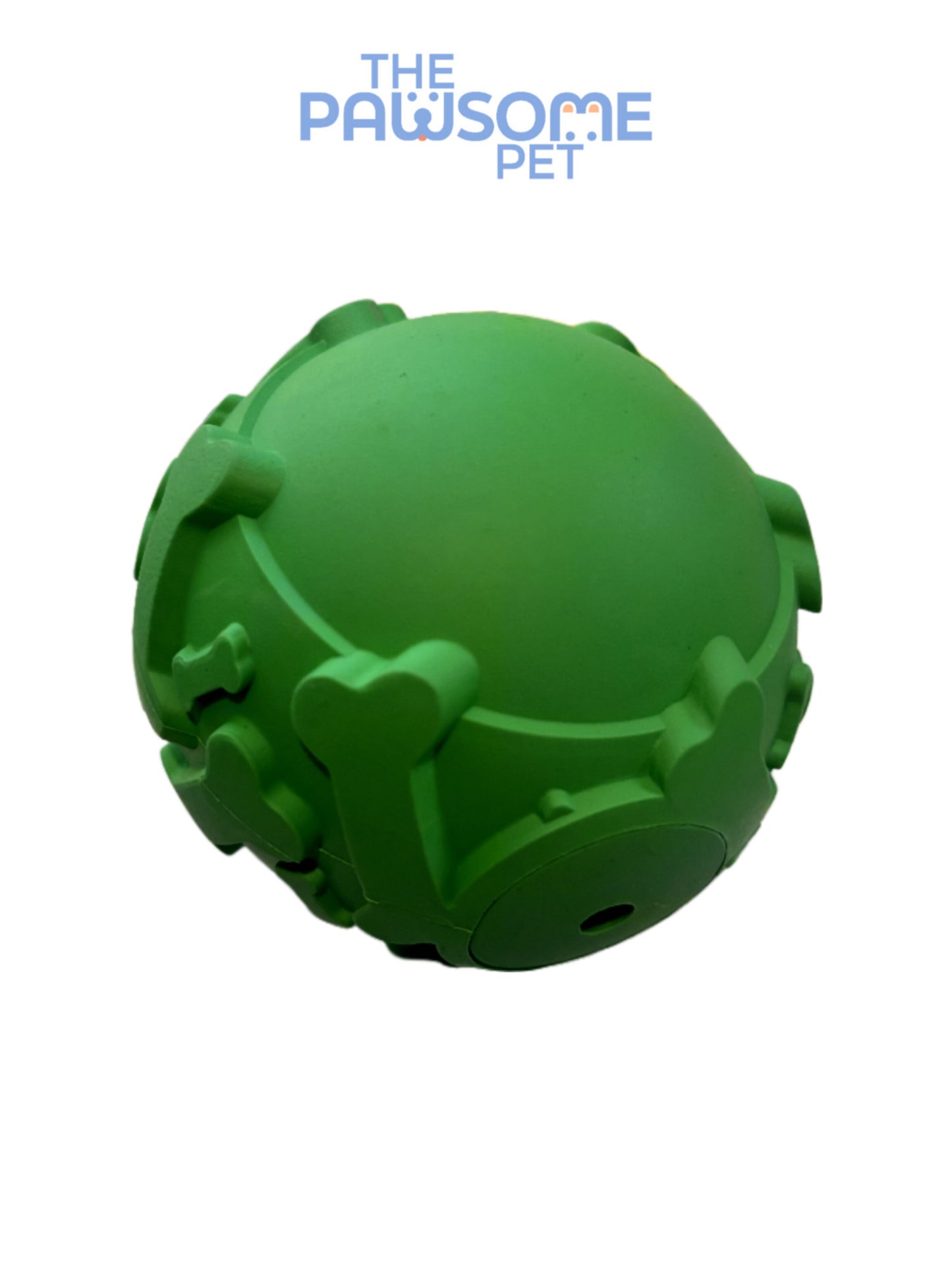Rubber Squeaky Ball green