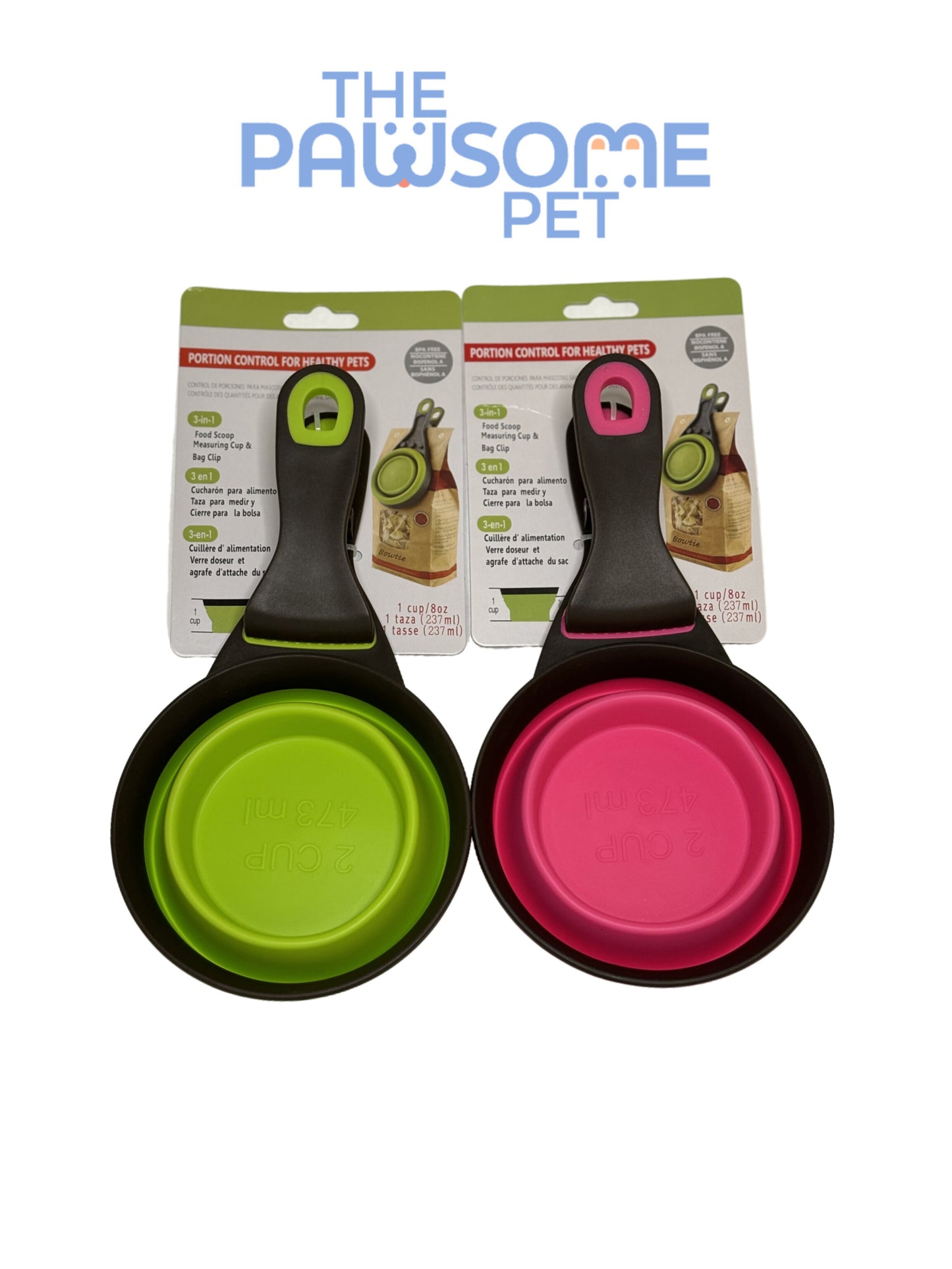 SILICON FOOD SCOOP green large