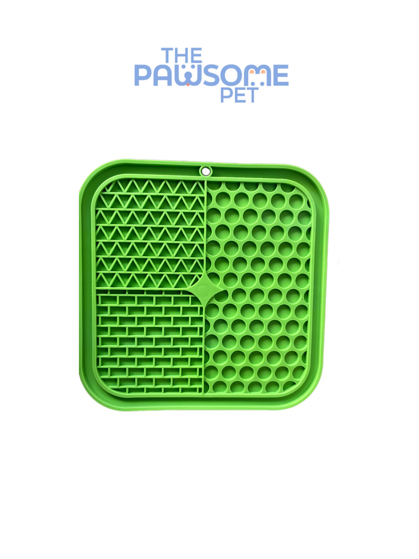 silicon lick mat green