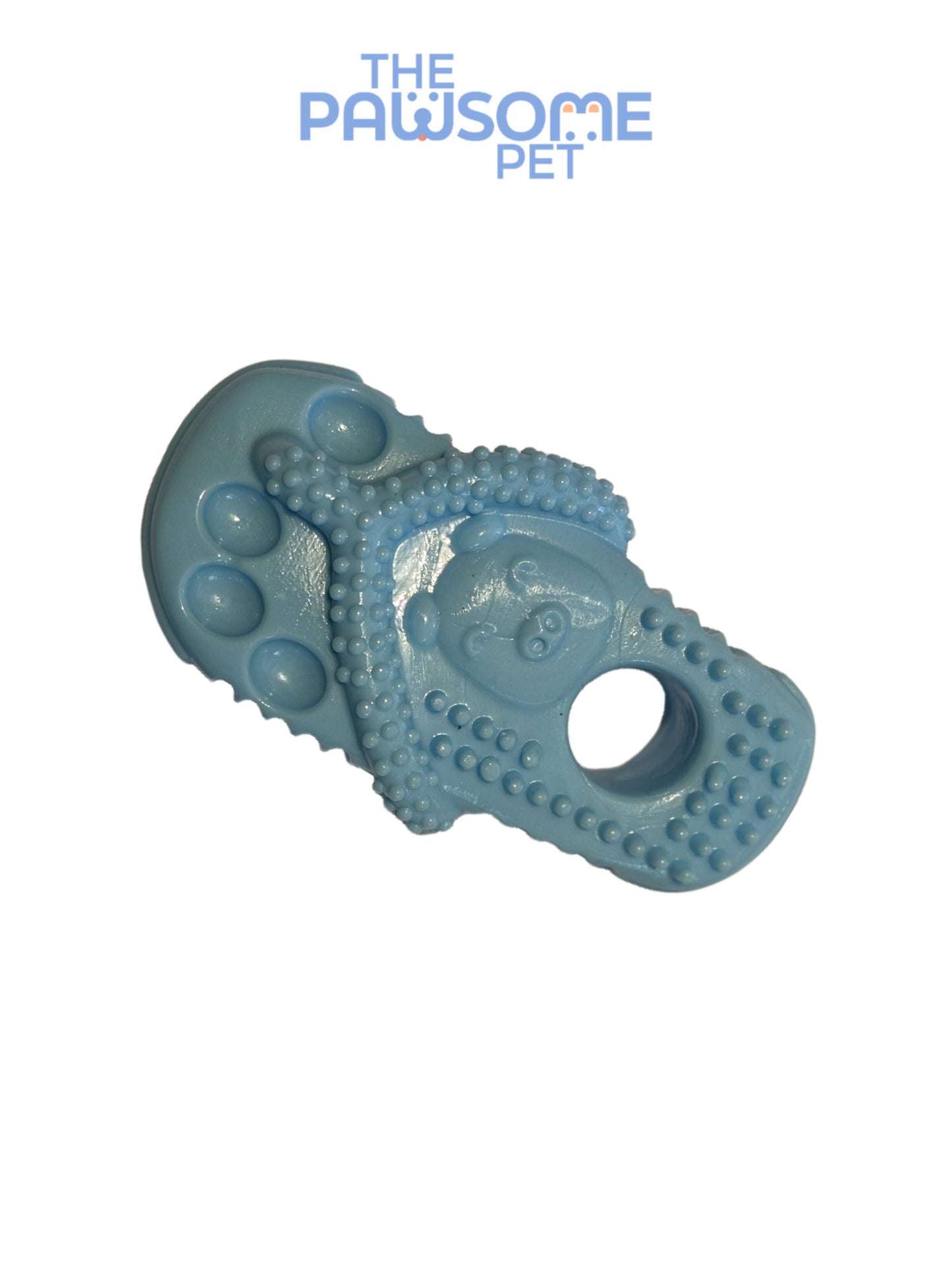 slipper dog toy blue