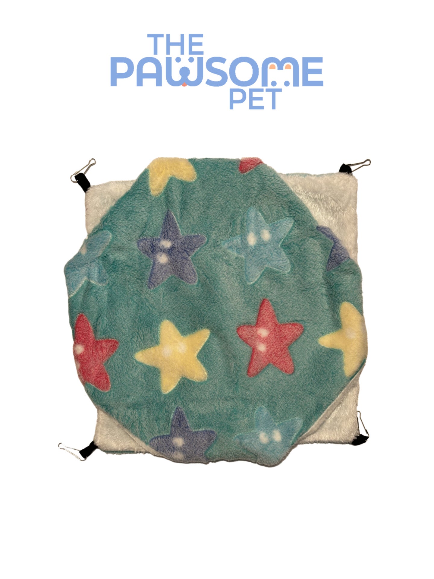 small pet hammock star green