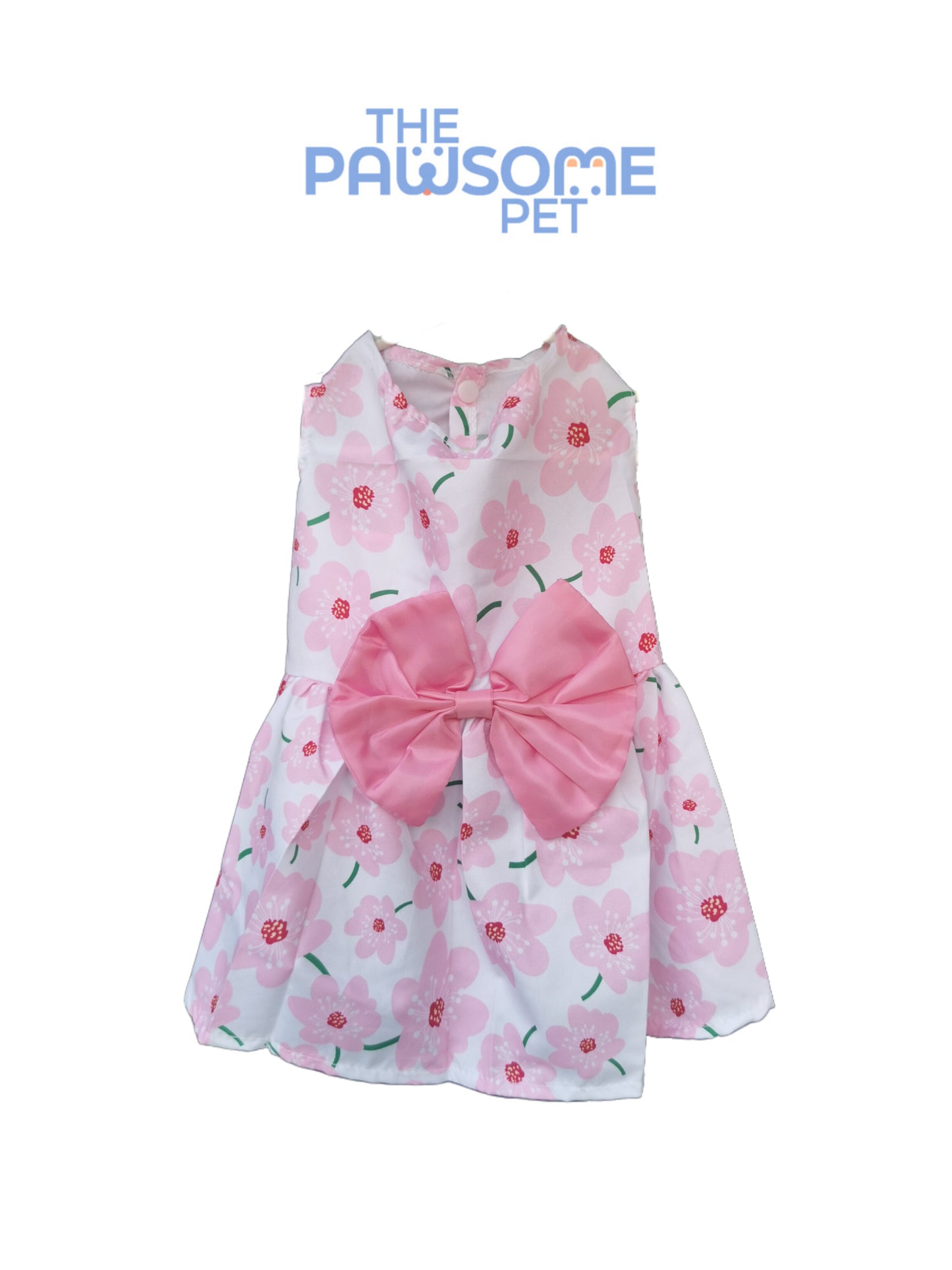 spring summer floral dress pink