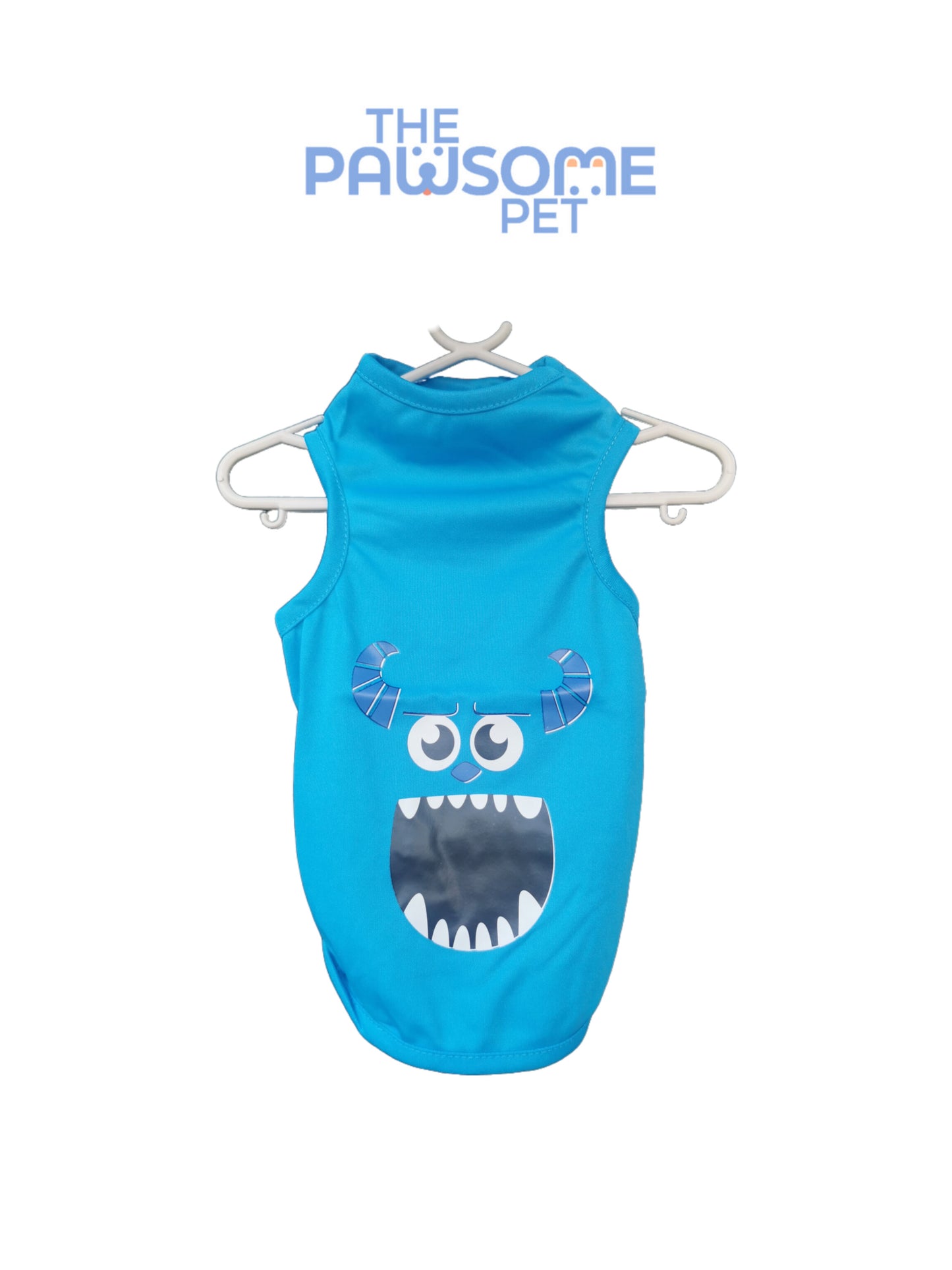 summer tank vest blue monster