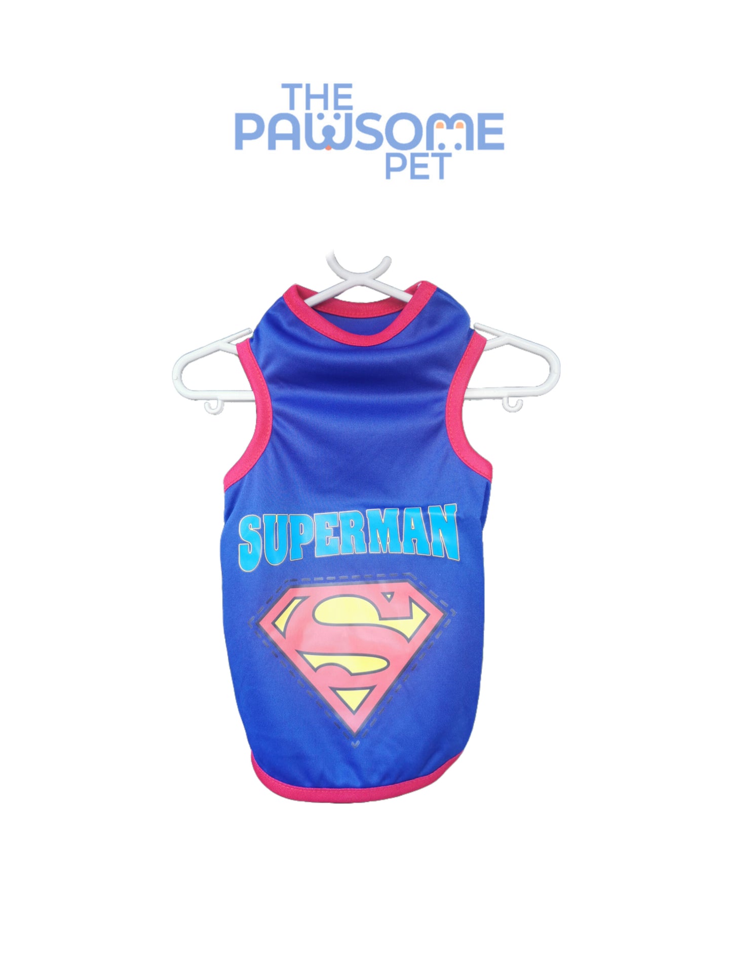 summer tank vest blue superman
