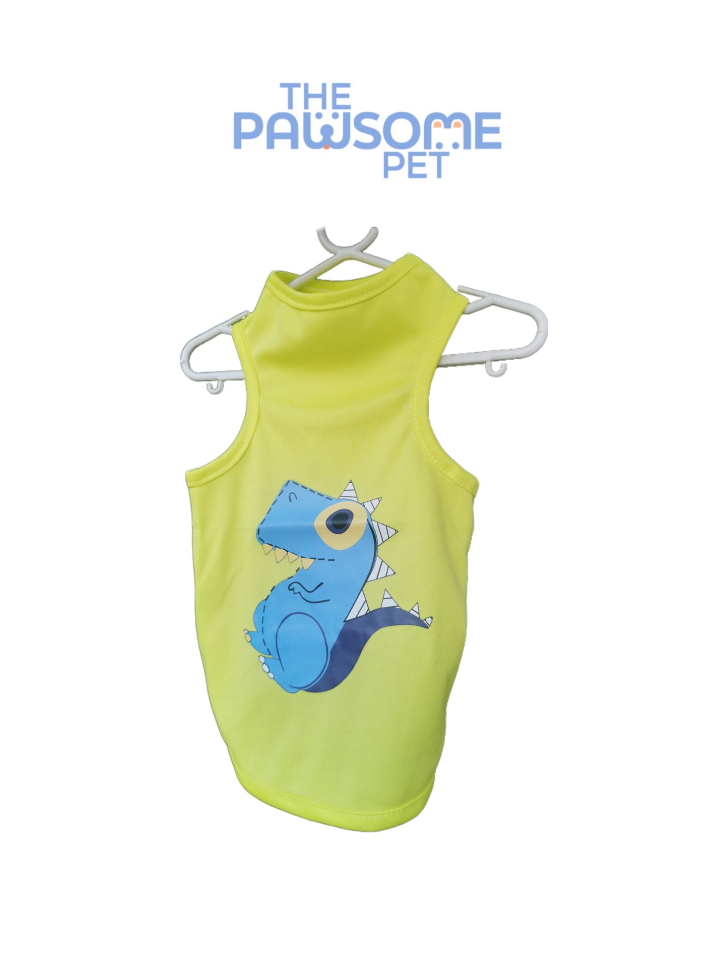 summer tank vest lime dragon