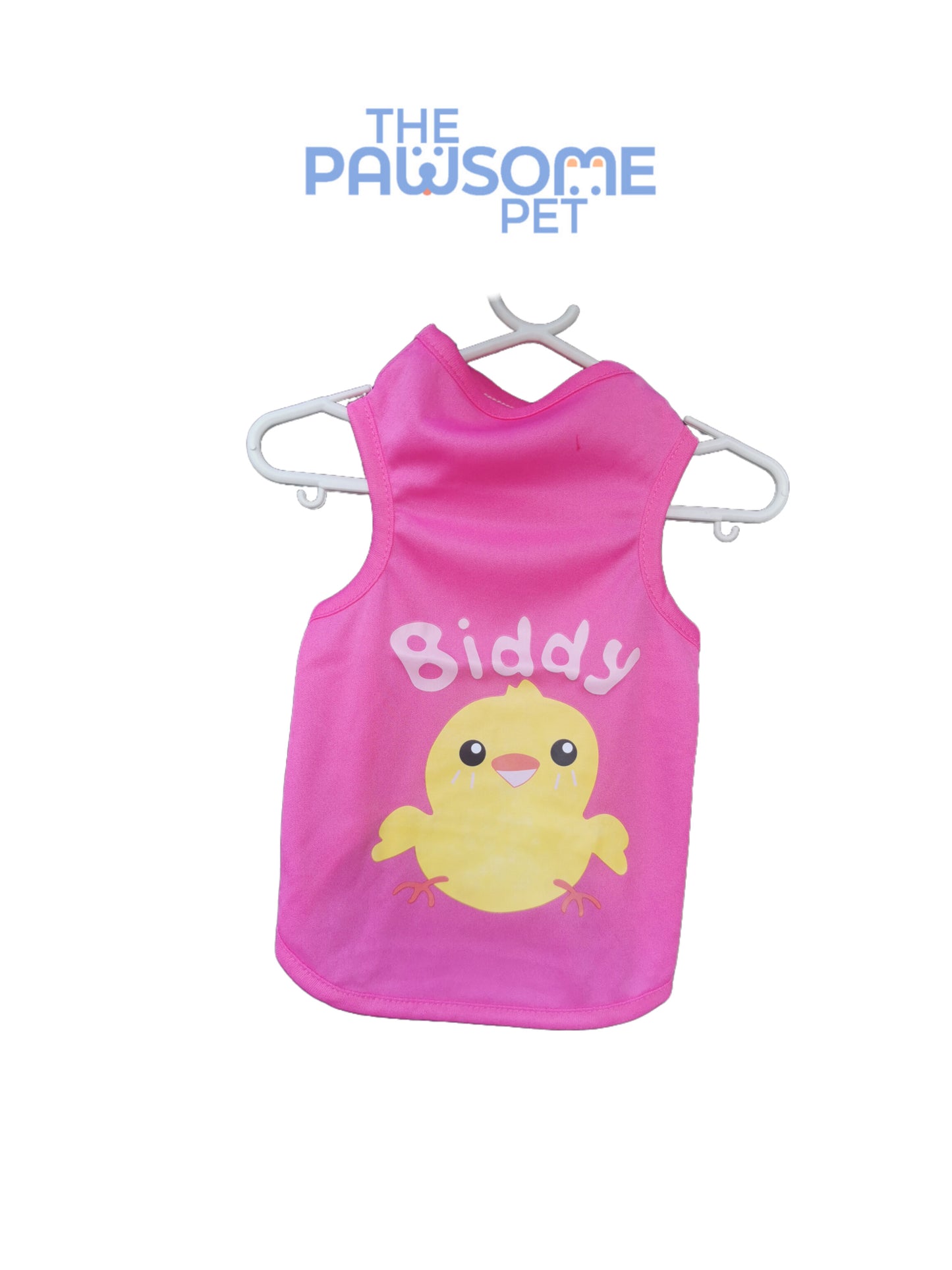 summer tank vest pink chick