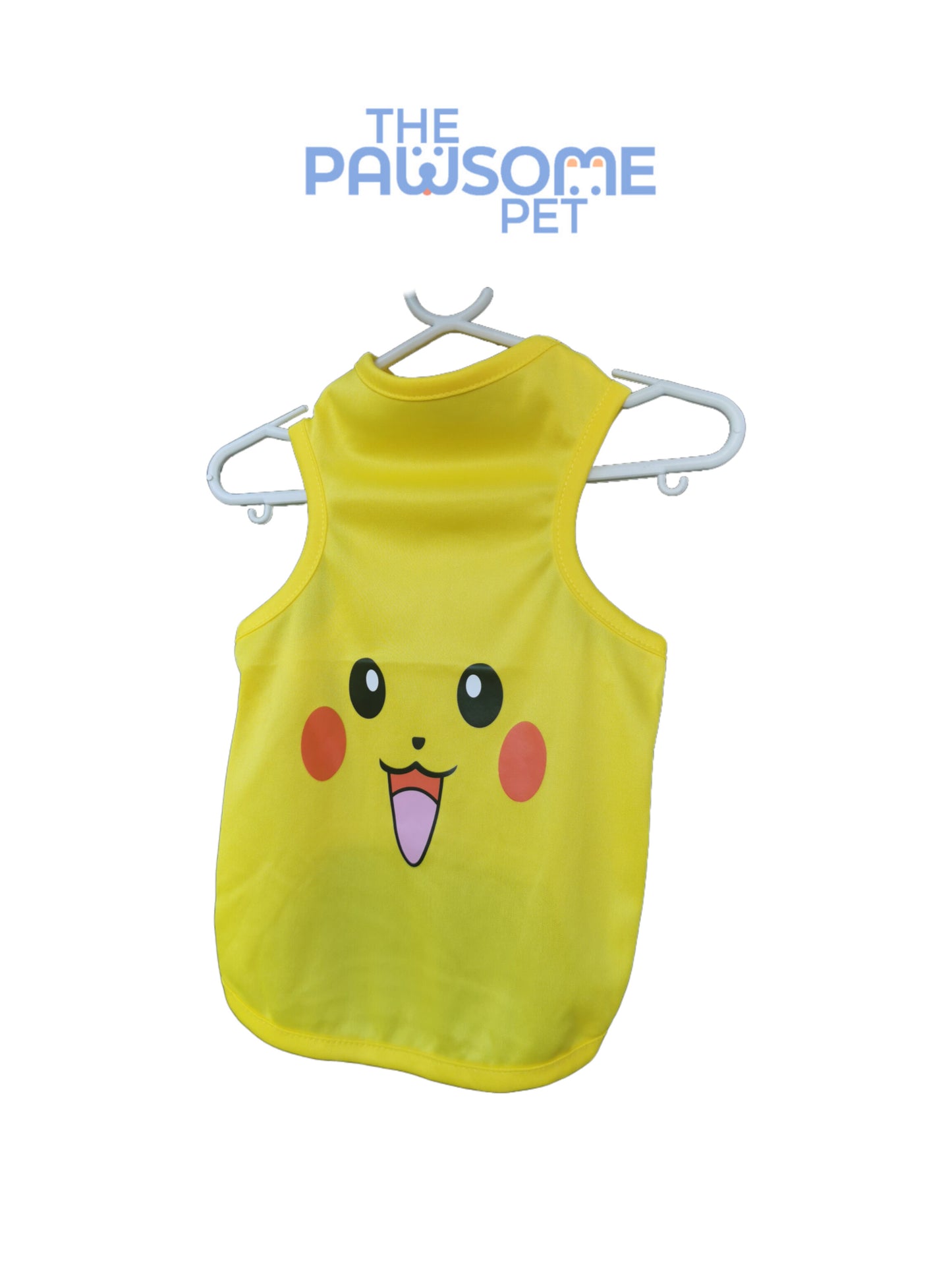 summer tank vest yellow pikachu