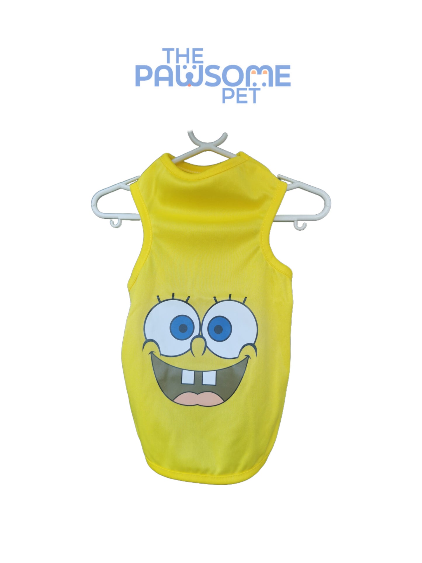 summer tank vest yellow sponge bob
