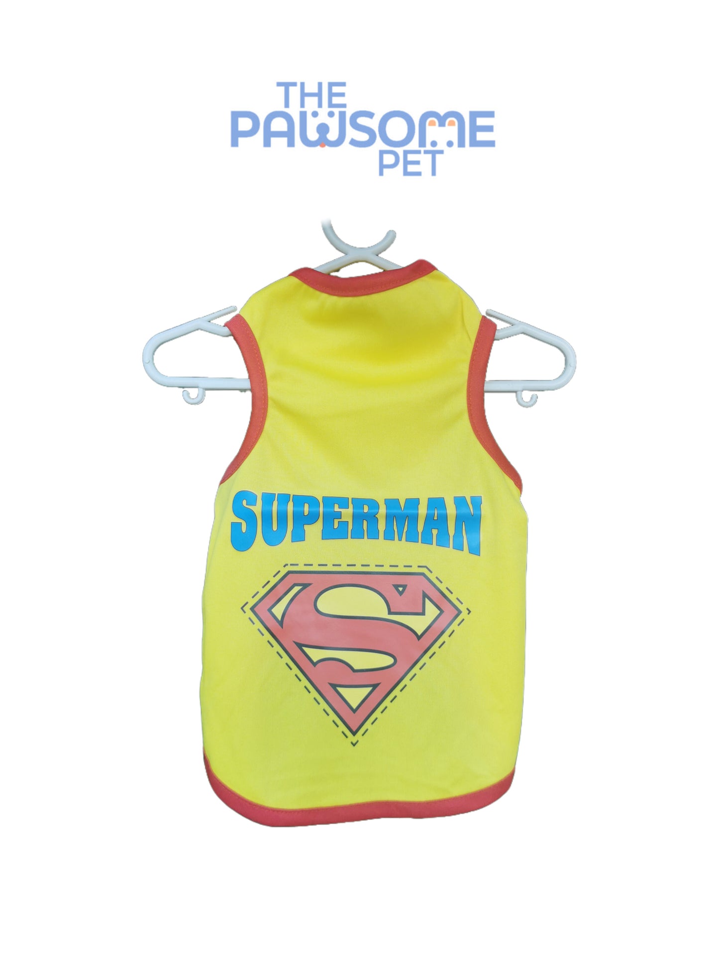 summer tank vest yellow superman