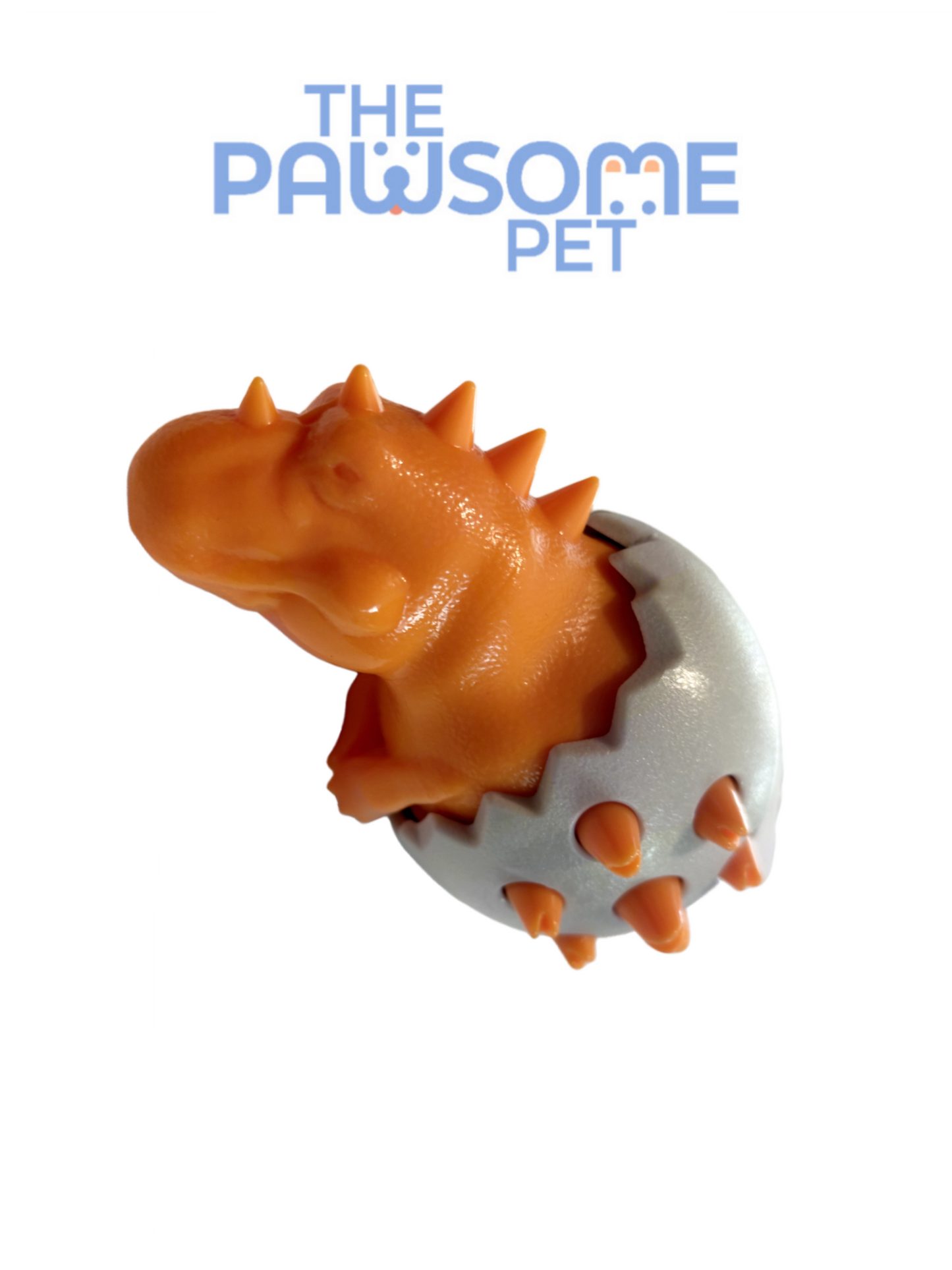 toothbrush dinosaur toy orange