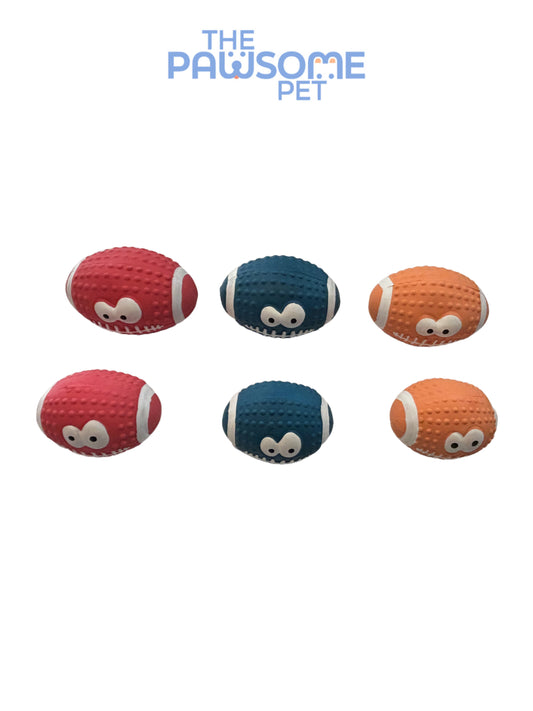 american football with eyes