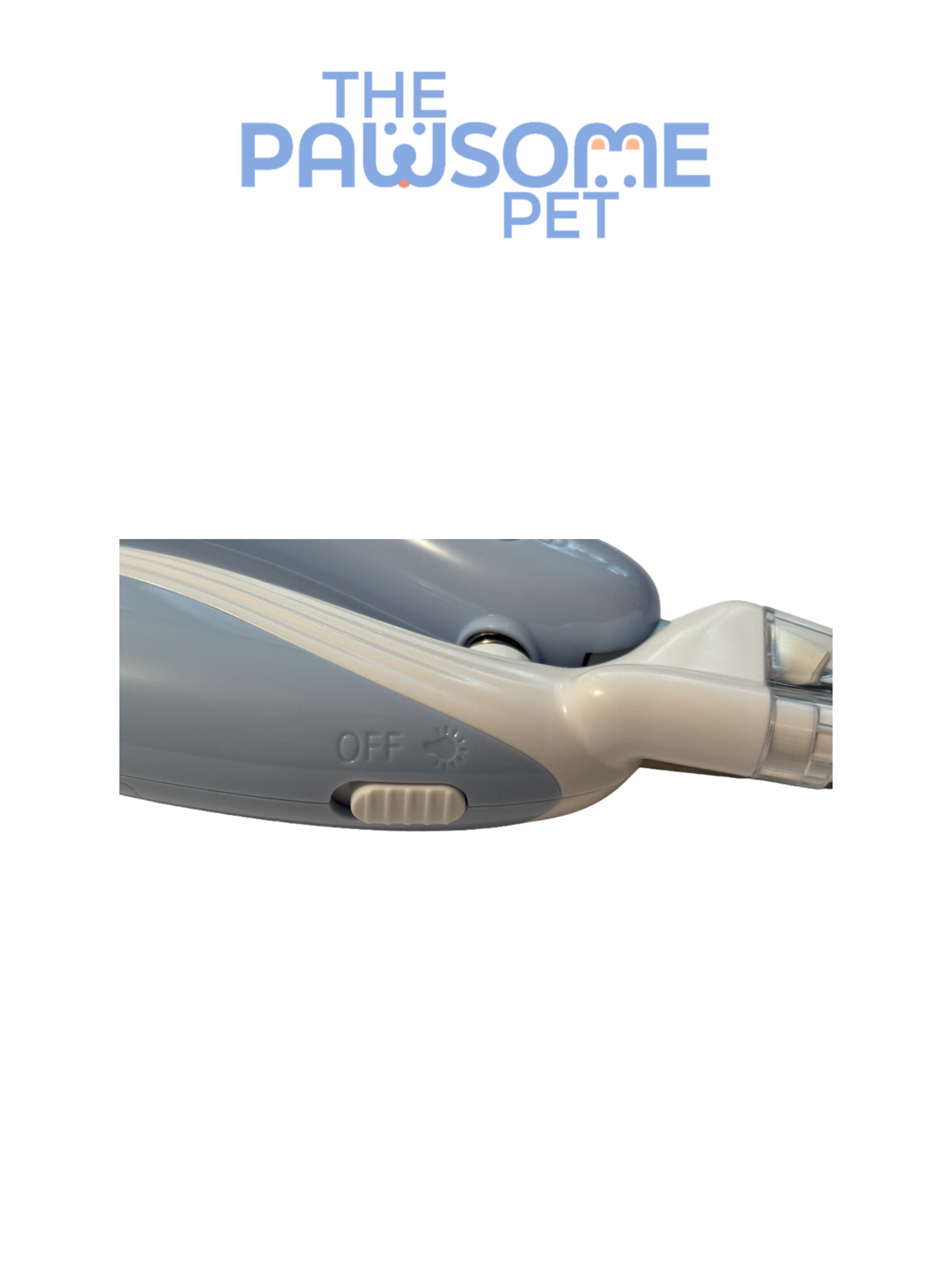 Nail clipper whale with LED detail