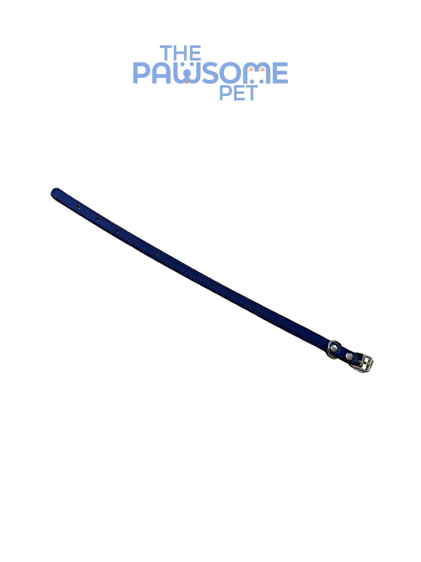 PU collar blue