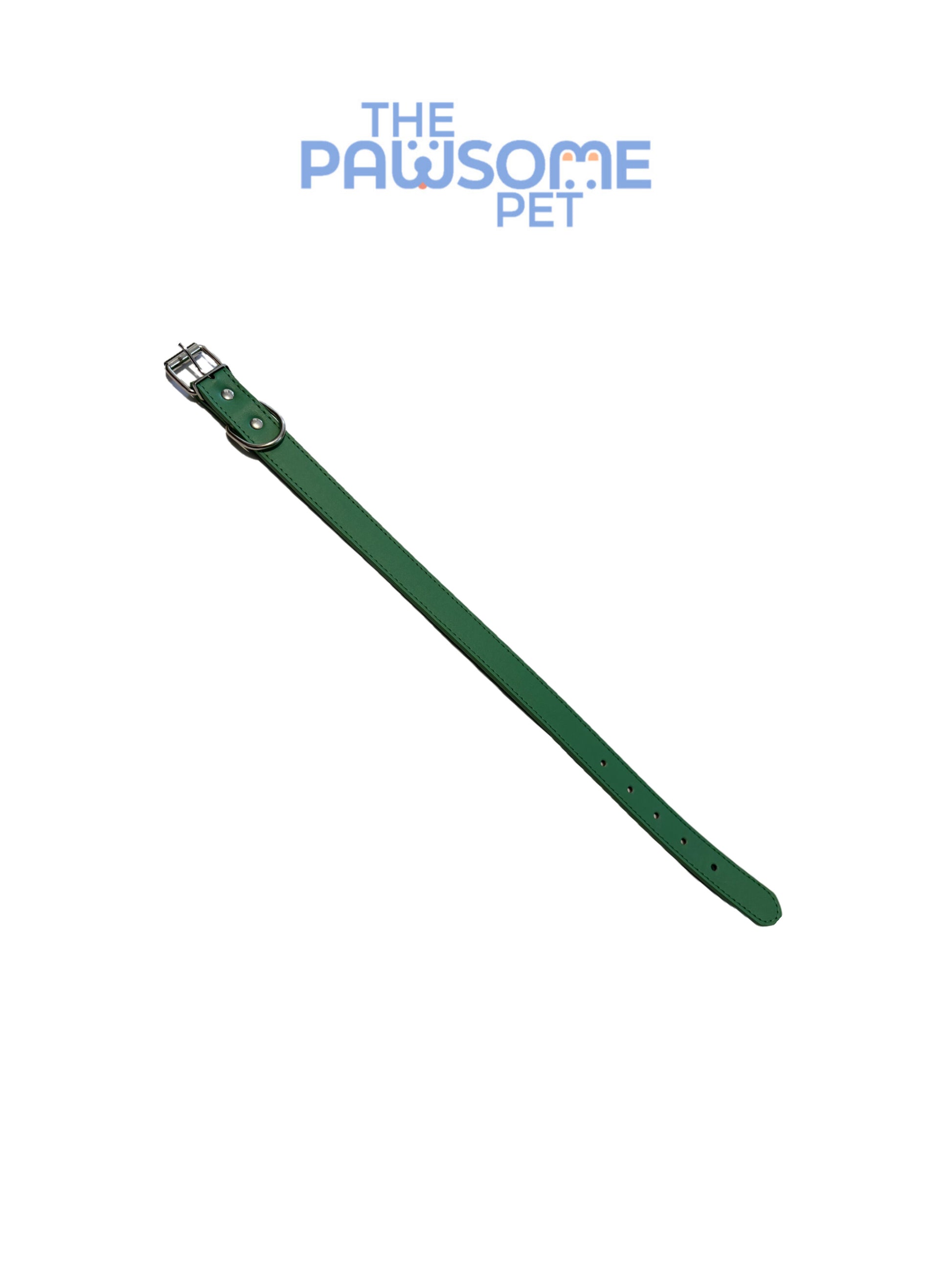 PU collar  green