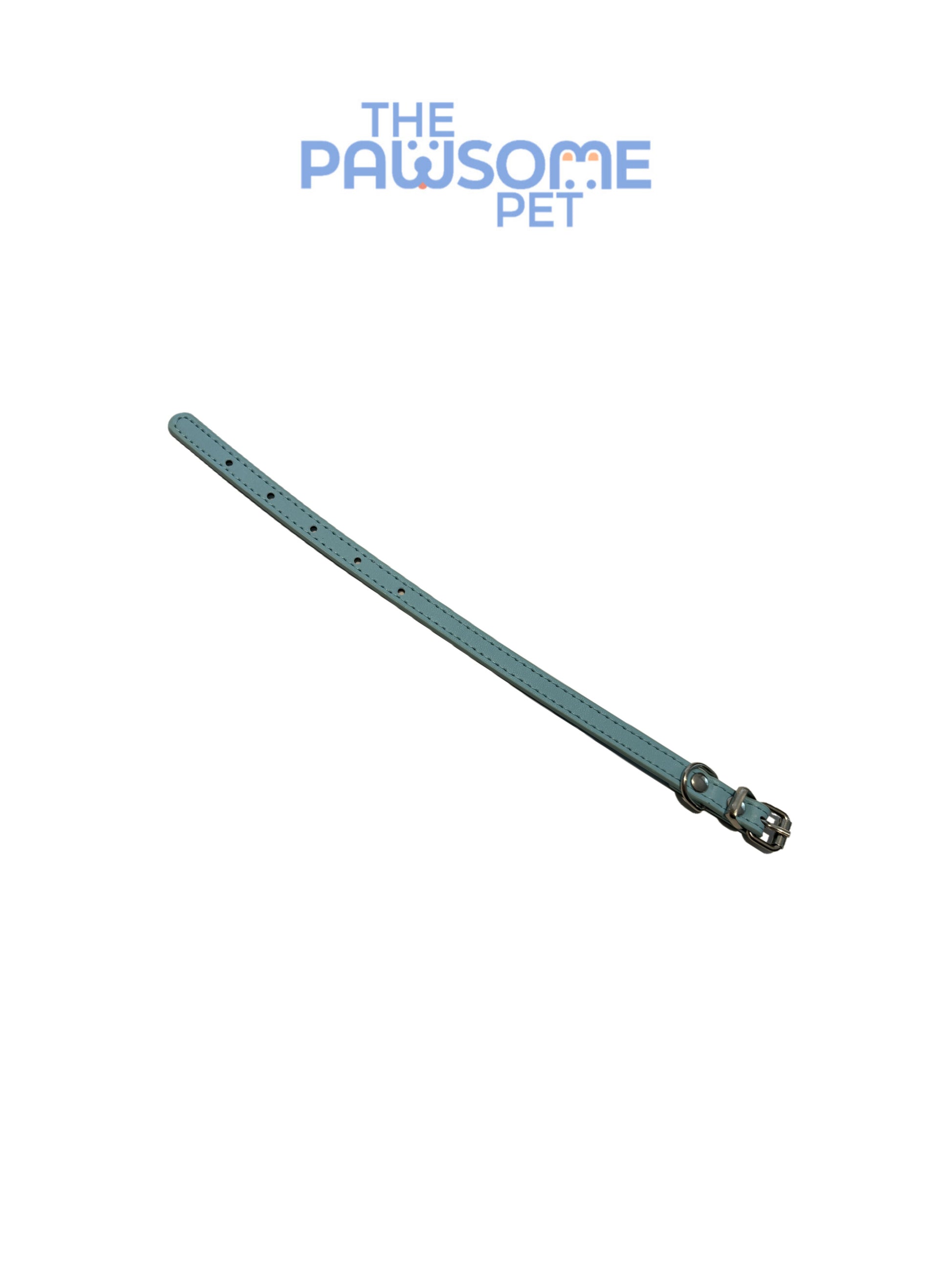 PU collar light blue