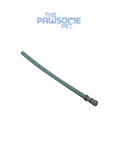 PU collar light blue