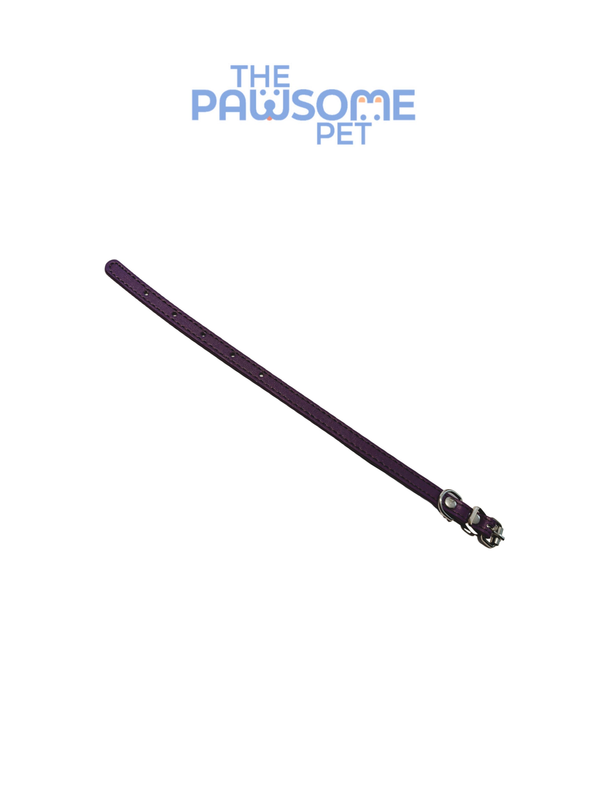 PU collar purple