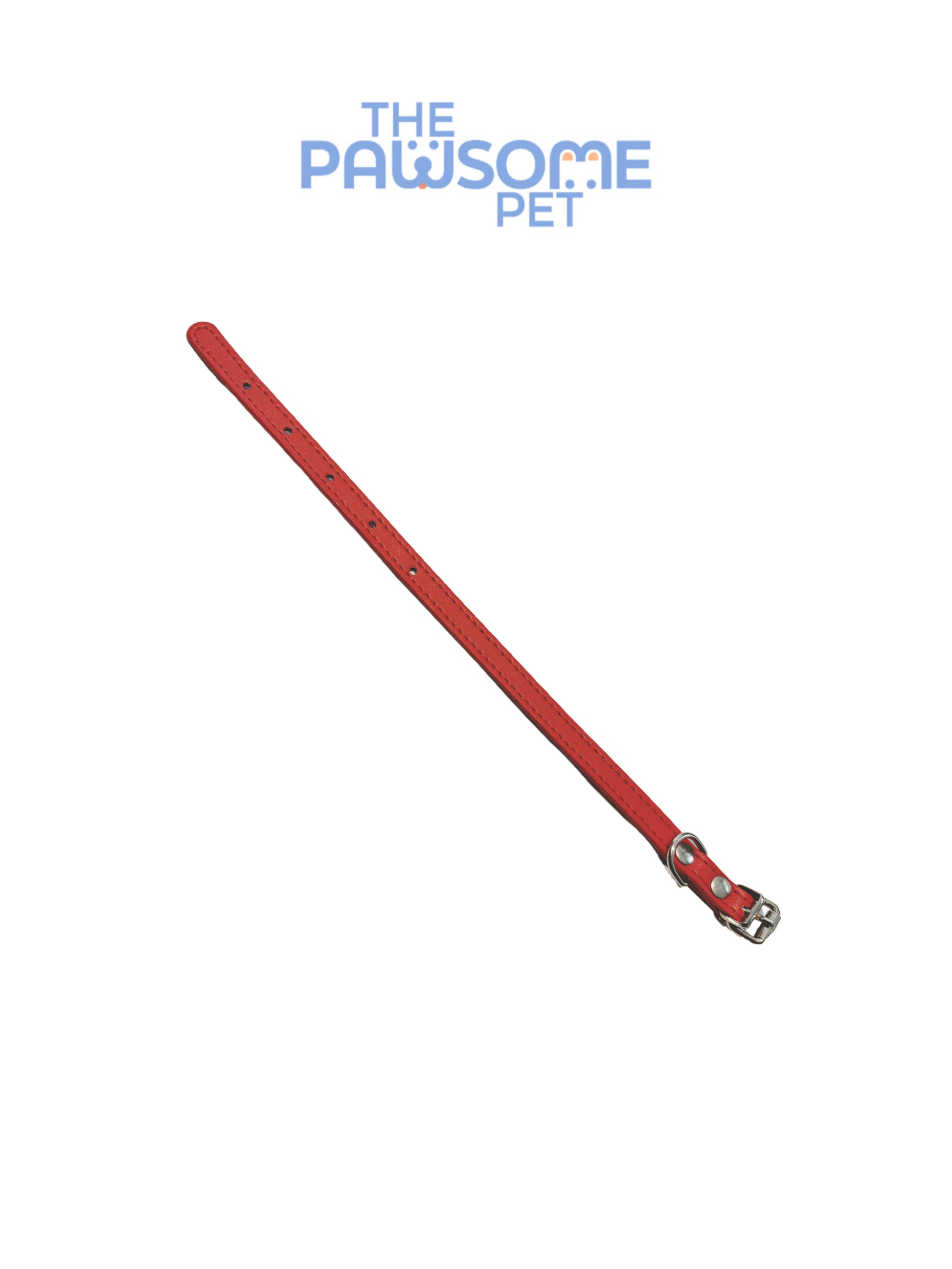 PU collar red