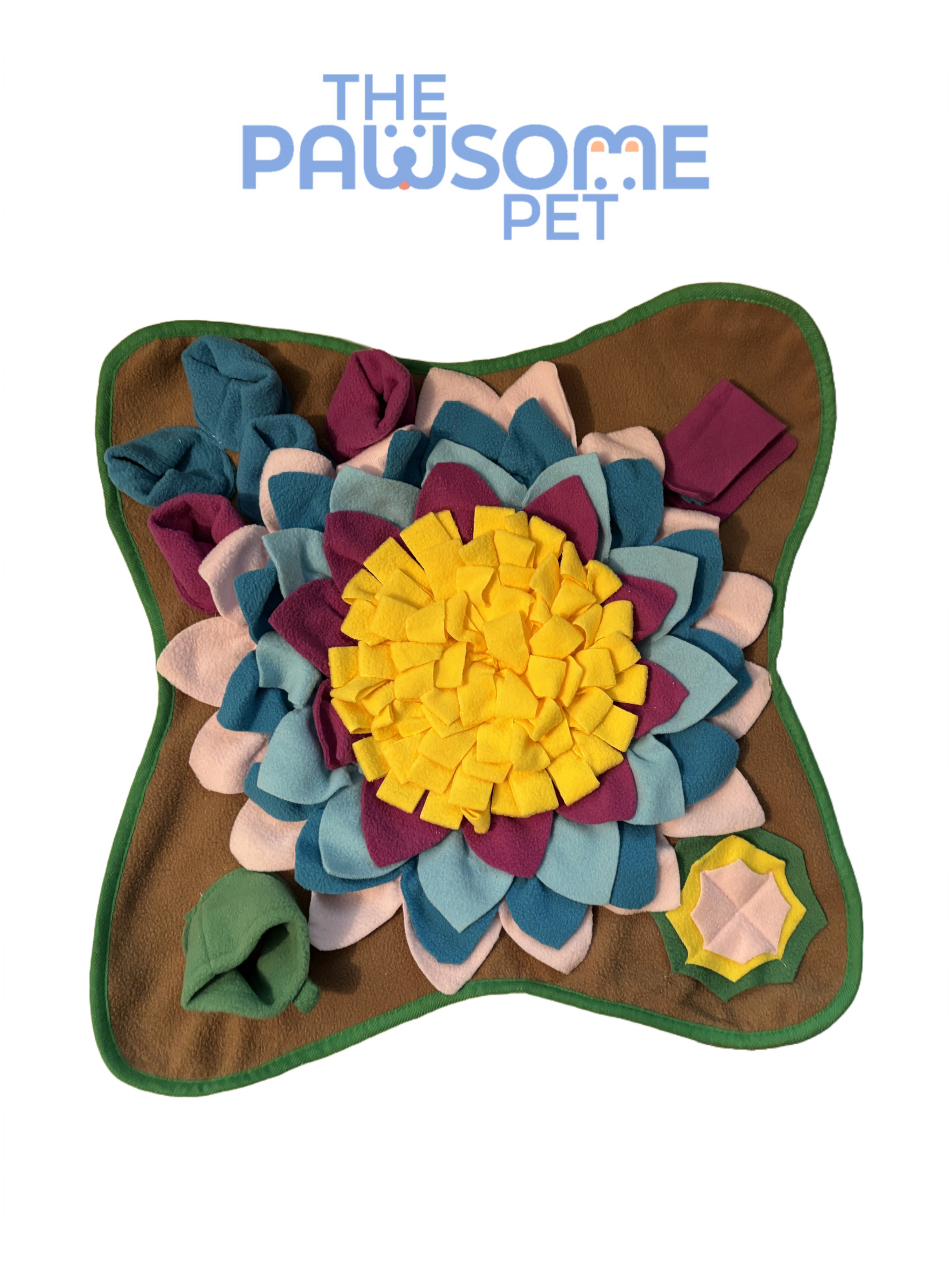square flower snuffle mat