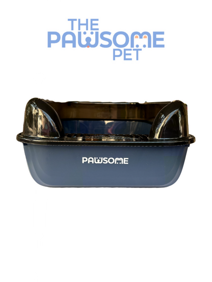 cat litter box blue 