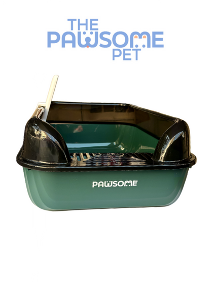 cat litter box green