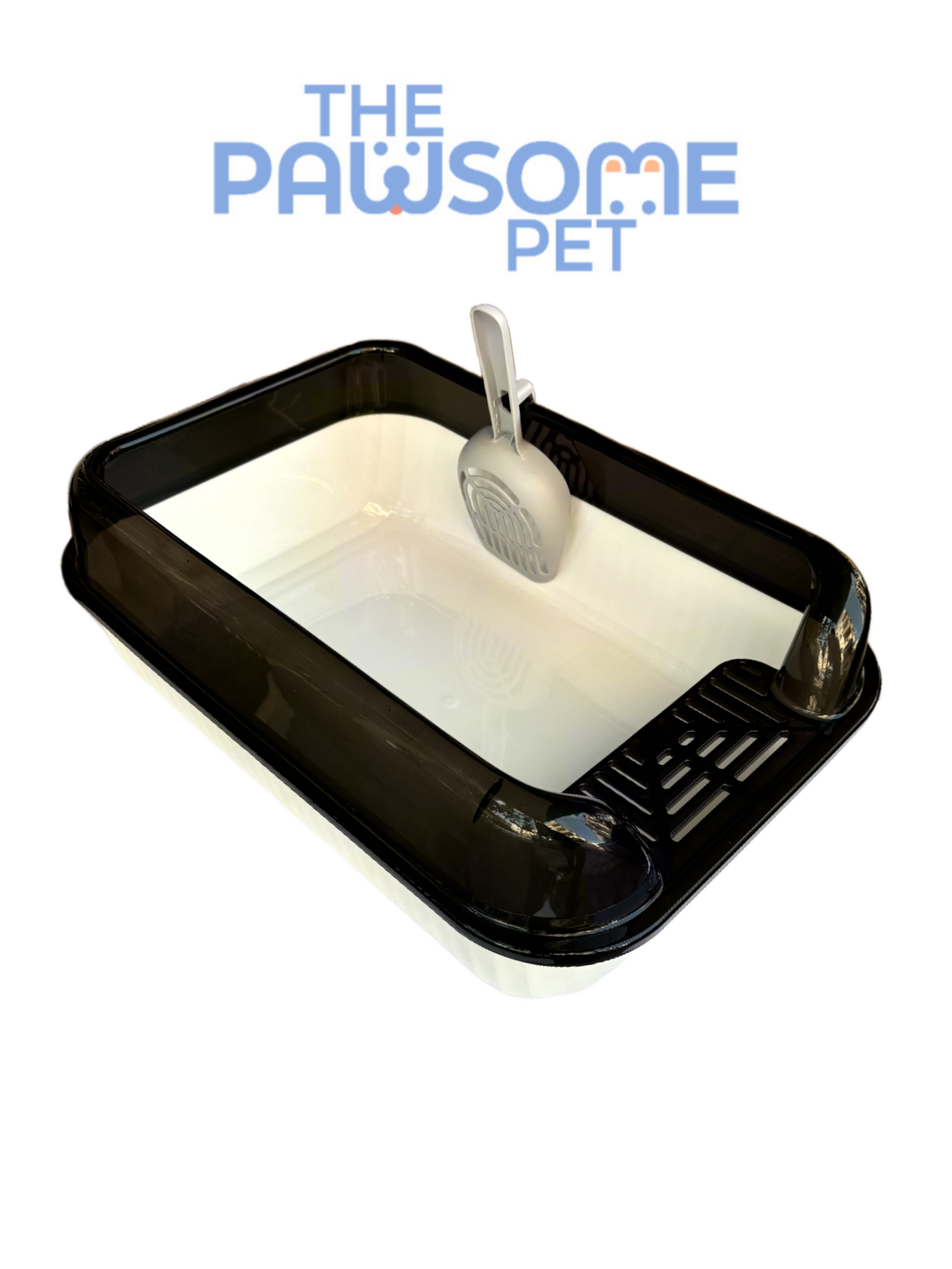 cat litter box white