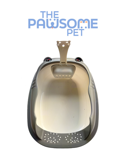 cat litter box gray