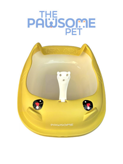 cat litter box yellow